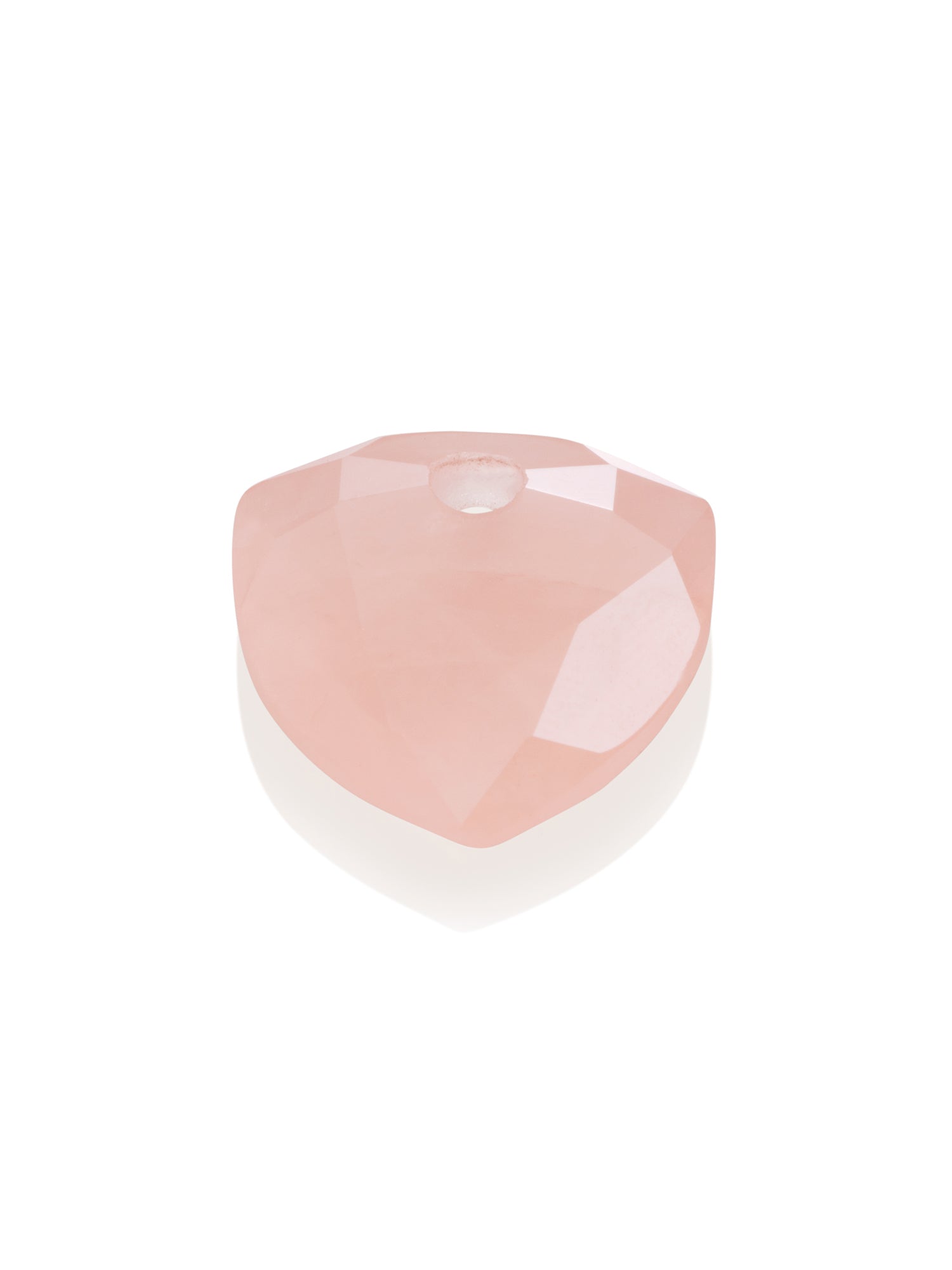 Pendant Edelsteen Trillion Cut Rose Quartz - Pendant Edelsteen Trillion Cut Rose Quartz