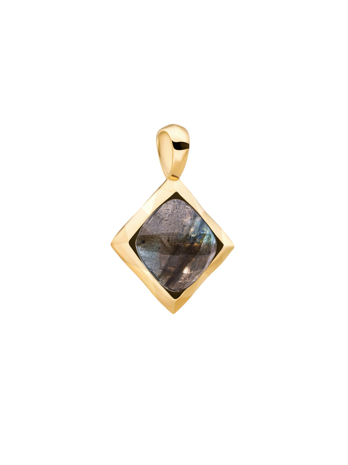 Cushion Cut Pendant Labradorite