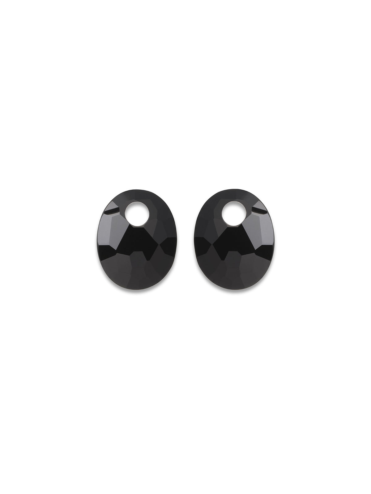 Oorbel Edelstenen Small Oval Onyx
