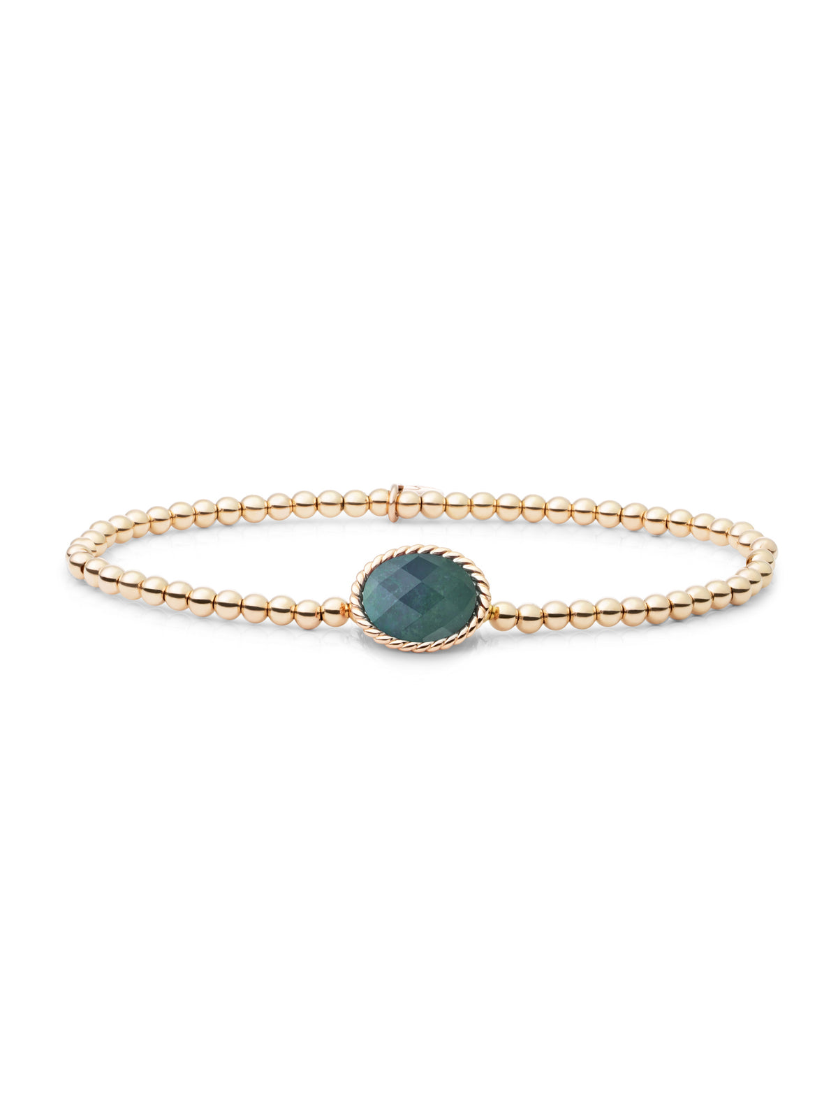 Twist Armband Labradorite - Gold Plated
