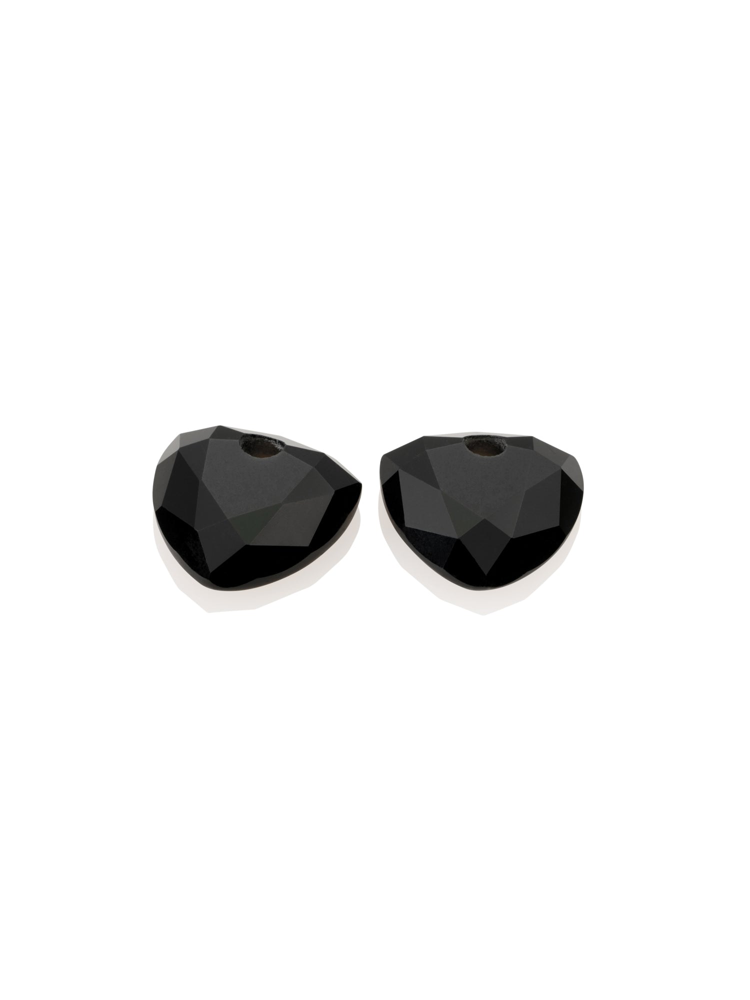 Oorbel Edelstenen Trillion Cut Onyx - Oorbel Edelstenen Trillion Cut Onyx