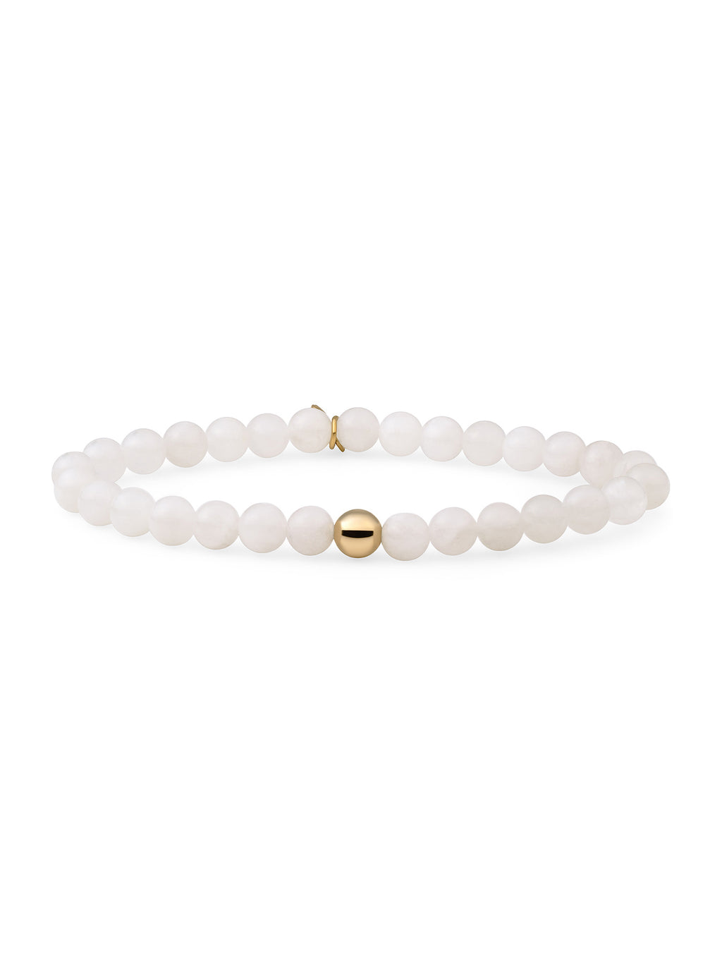 Saturn Armband Large Moonstone - 0.00 / 0.00 / Rhodium Plated