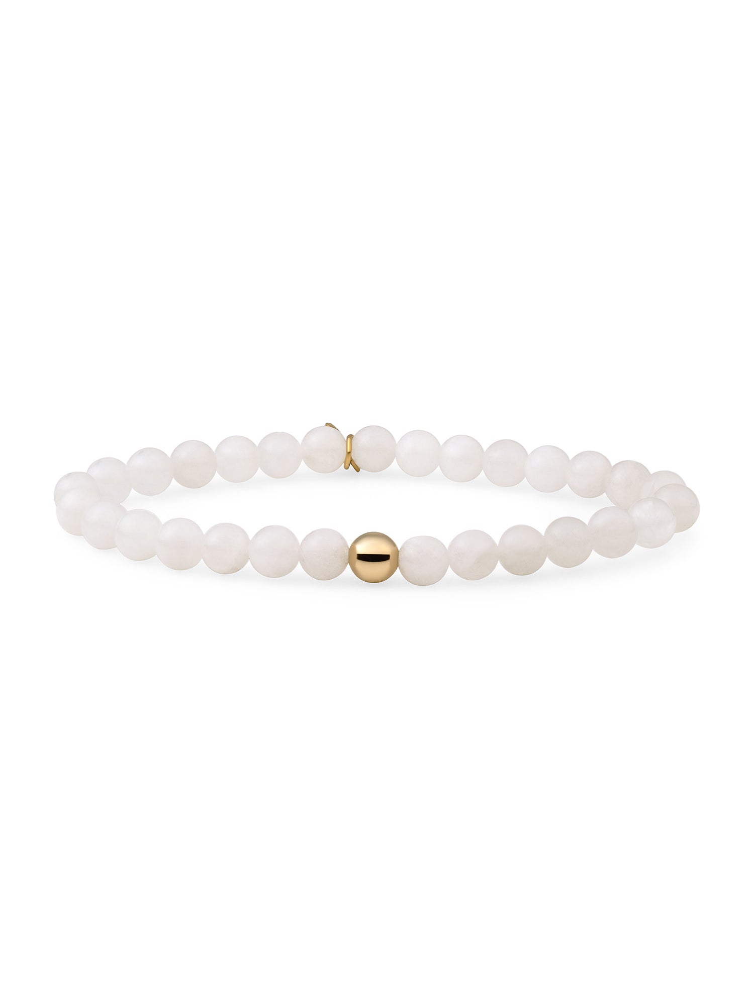 Saturn Armband Large Moonstone - 0.00 / 0.00 / Rhodium Plated