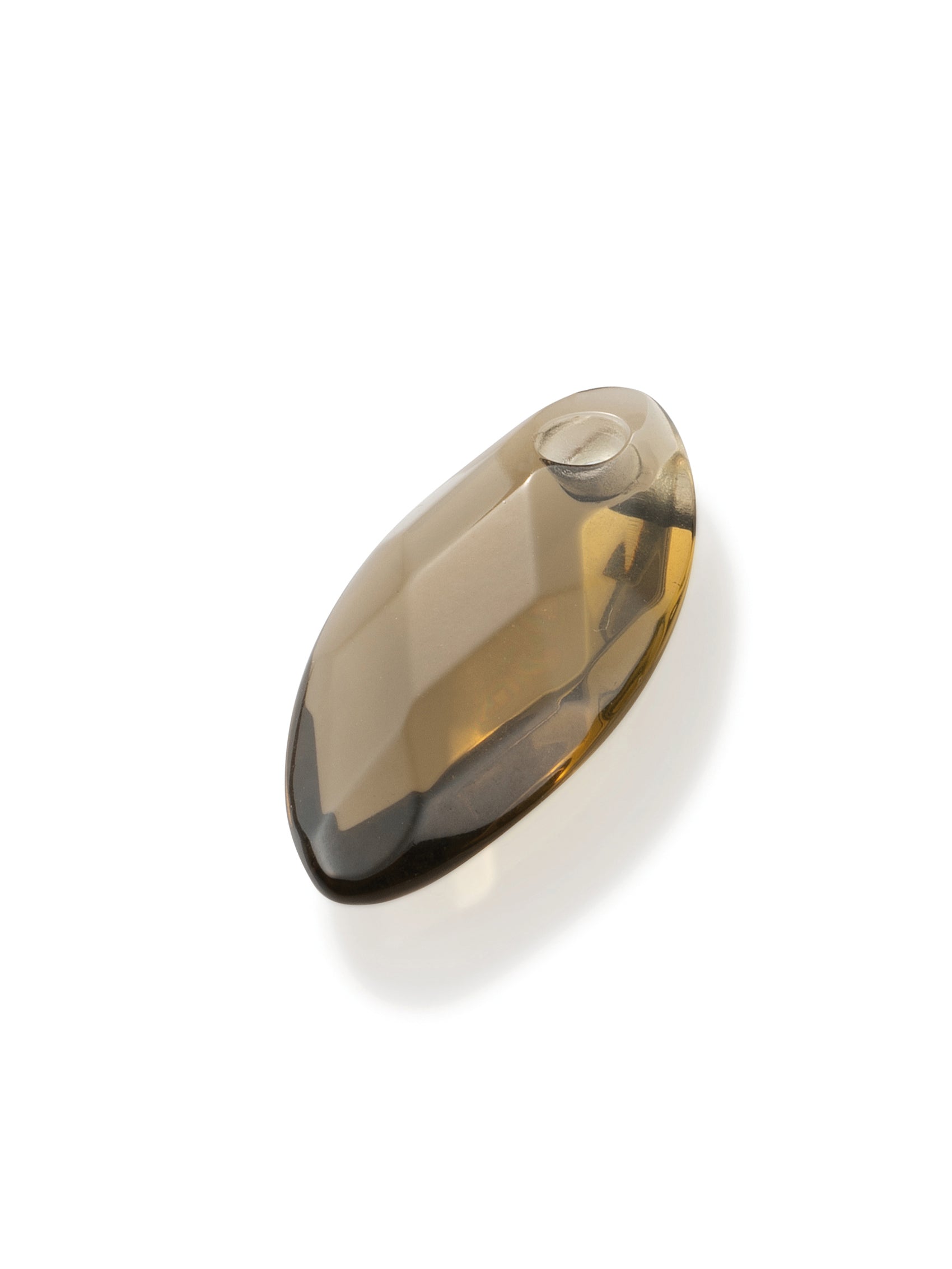 Pendant Edelsteen Leaf Smoky Quartz - Pendant Edelsteen Leaf Smoky Quartz