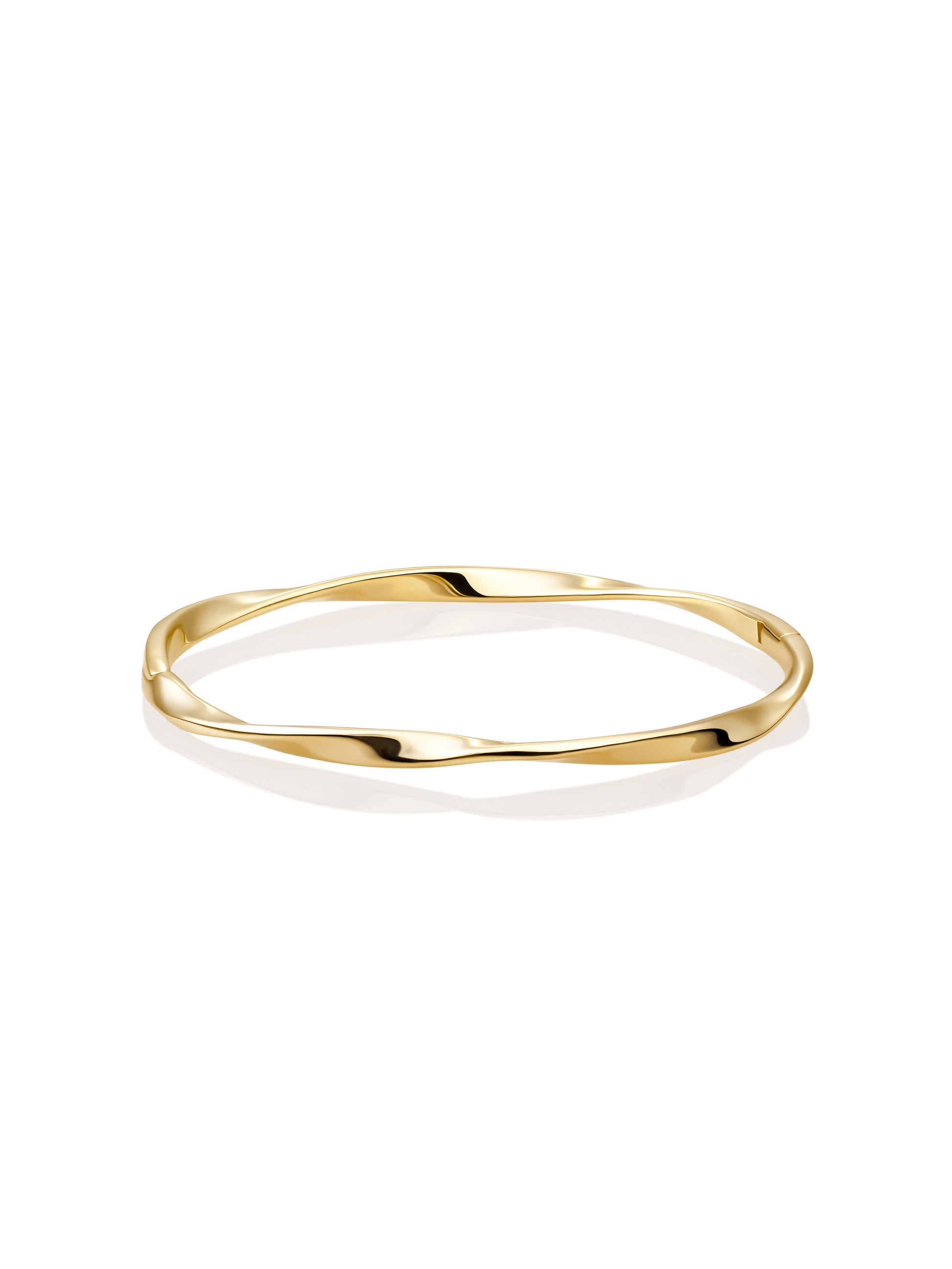 Fuse Bangle Armband - Gold Plated / L