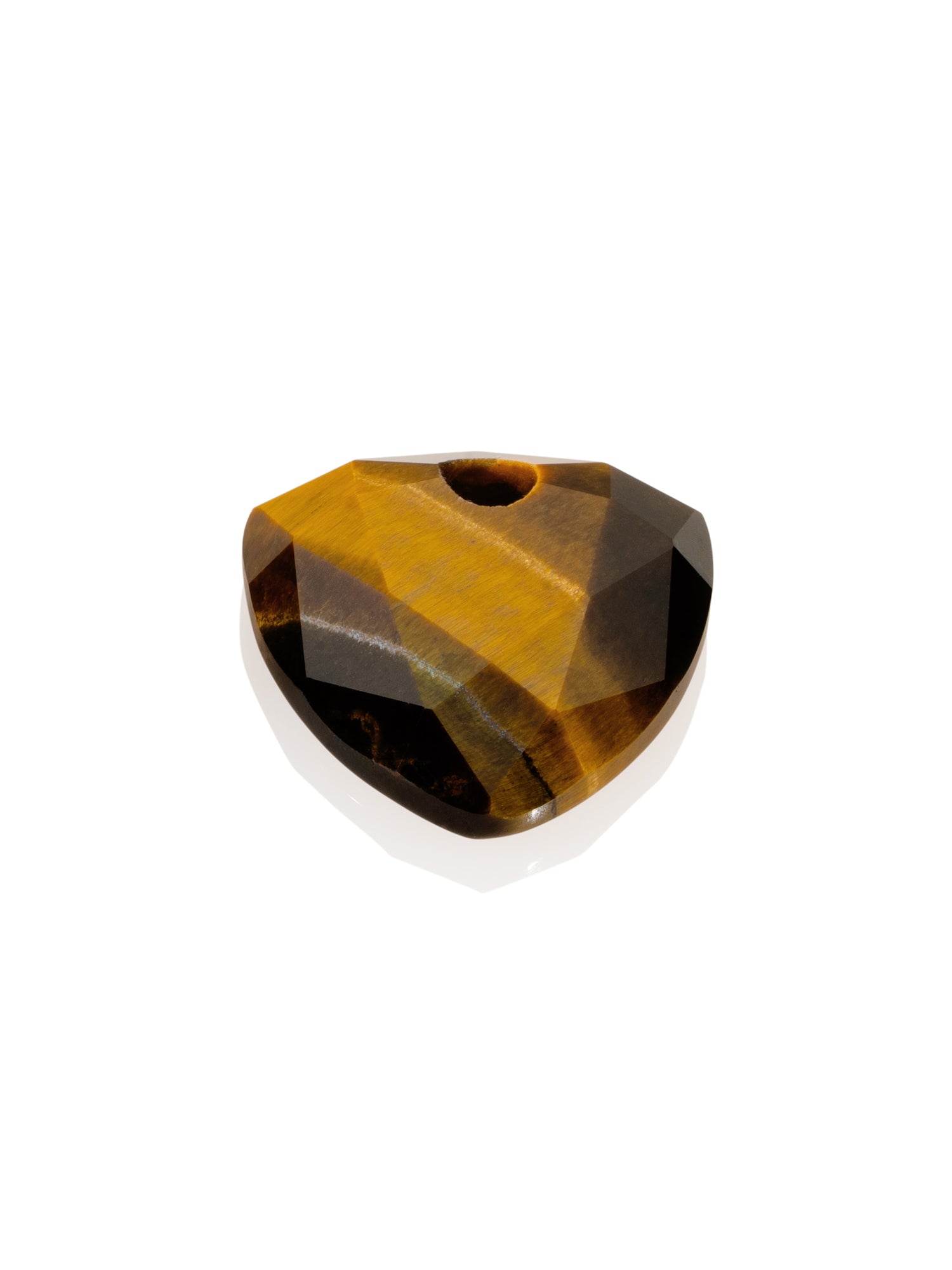 Pendant Edelsteen Tiger Eye Trillion Cut - Pendant Edelsteen Tiger Eye Trillion Cut