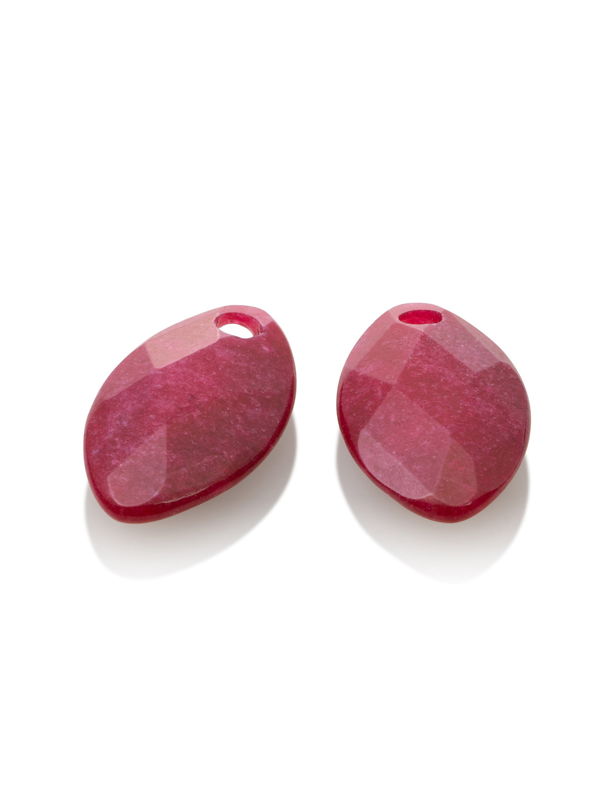 Oorbel Edelstenen Leaf Red Jade - Oorbel Edelstenen Leaf Red Jade