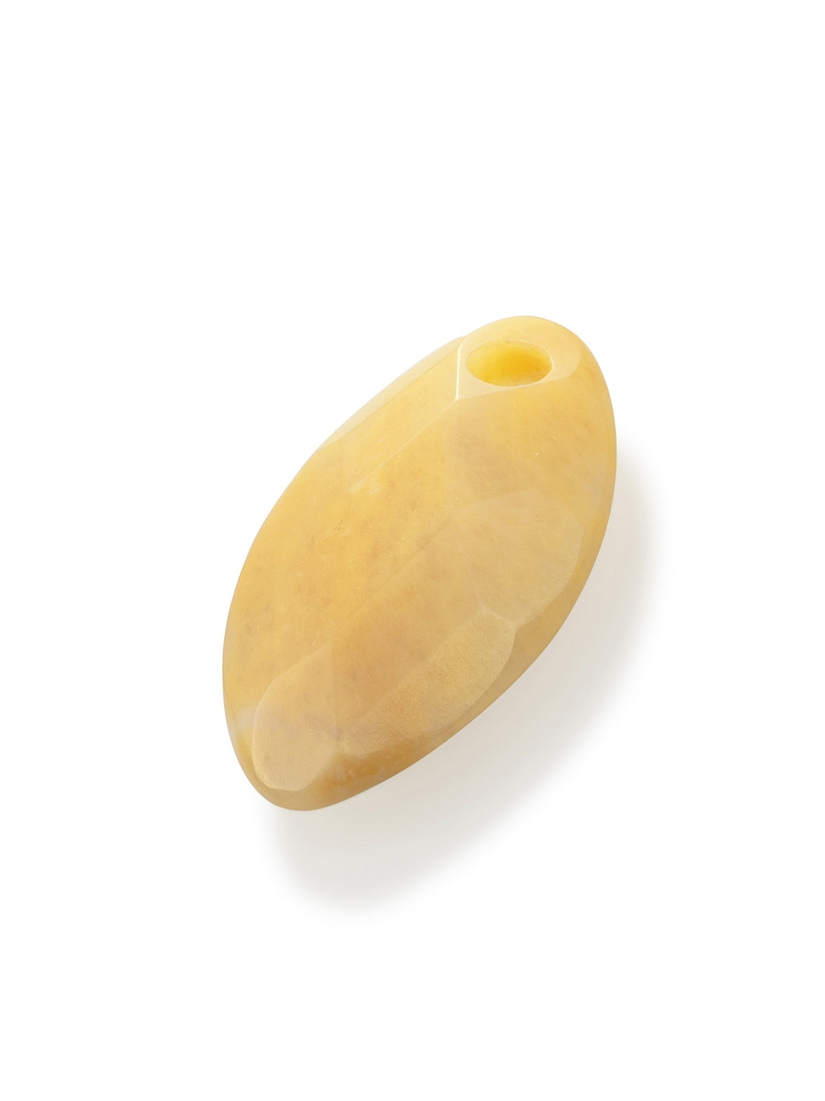 Pendant Edelsteen Leaf Yellow Jade - Pendant Edelsteen Leaf Yellow Jade