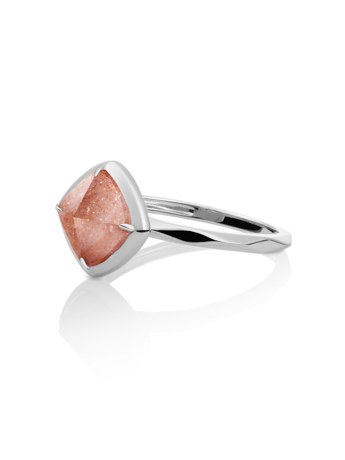 Edge Ring Sunstone Zilver - 50