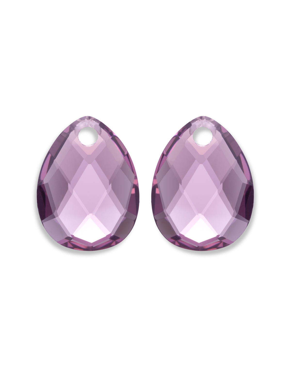 Oorbel Edelstenen Afterglow Aubergine Quartz - Oorbel Edelstenen Afterglow Aubergine Quartz