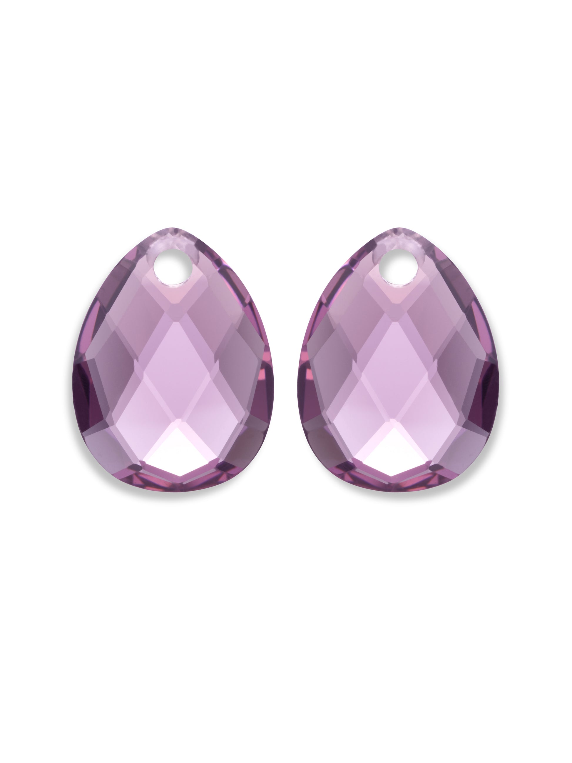 Oorbel Edelstenen Afterglow Aubergine Quartz - Oorbel Edelstenen Afterglow Aubergine Quartz