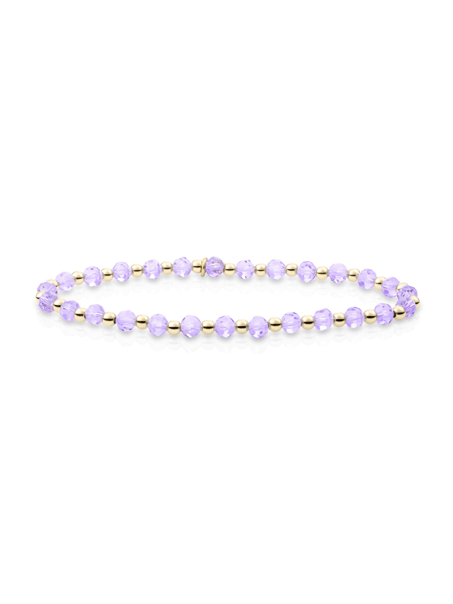 Interstellar Armband Violet Quartz - Gold Plated