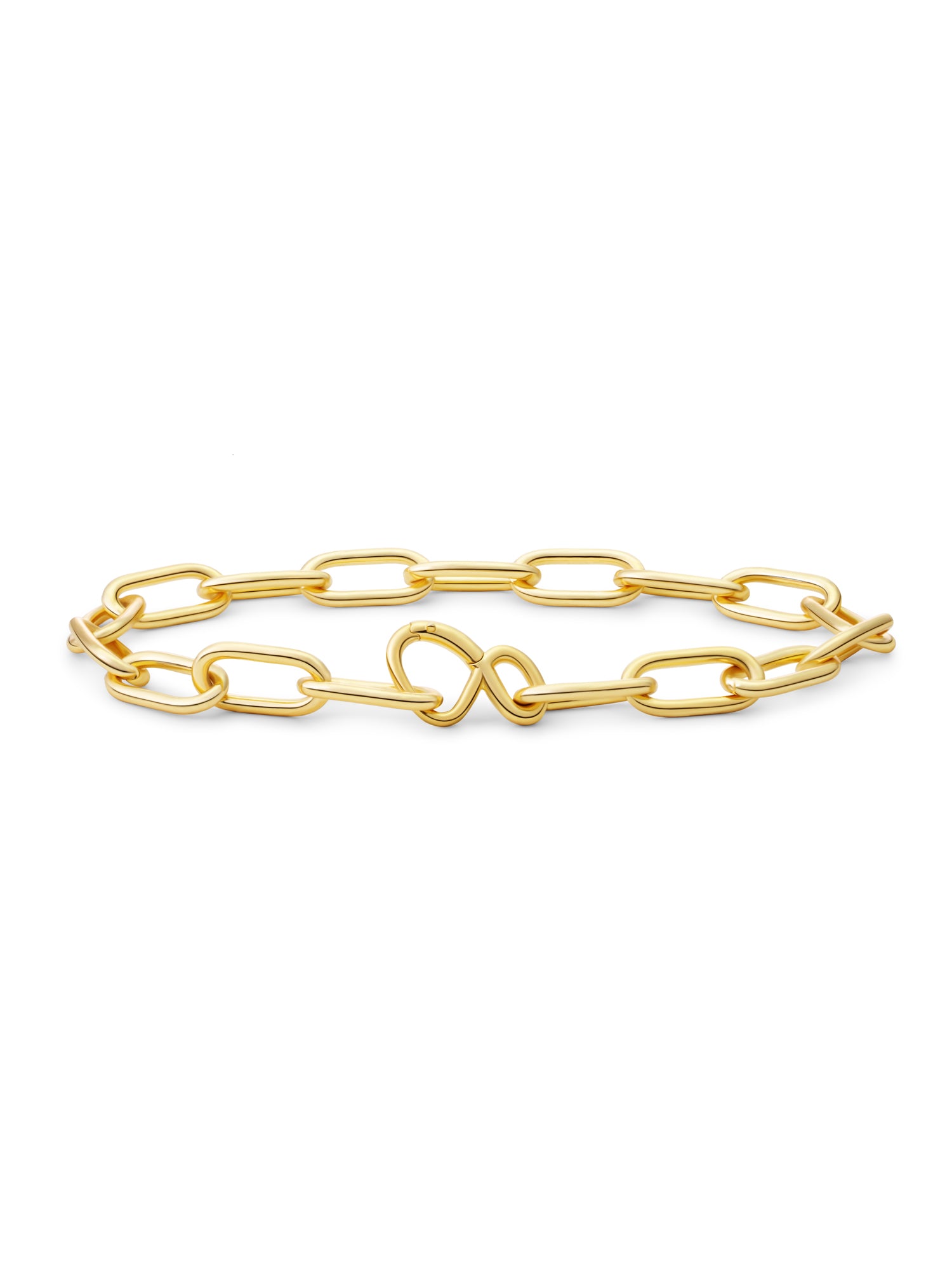 Long Link Armband - Gold Plated / L