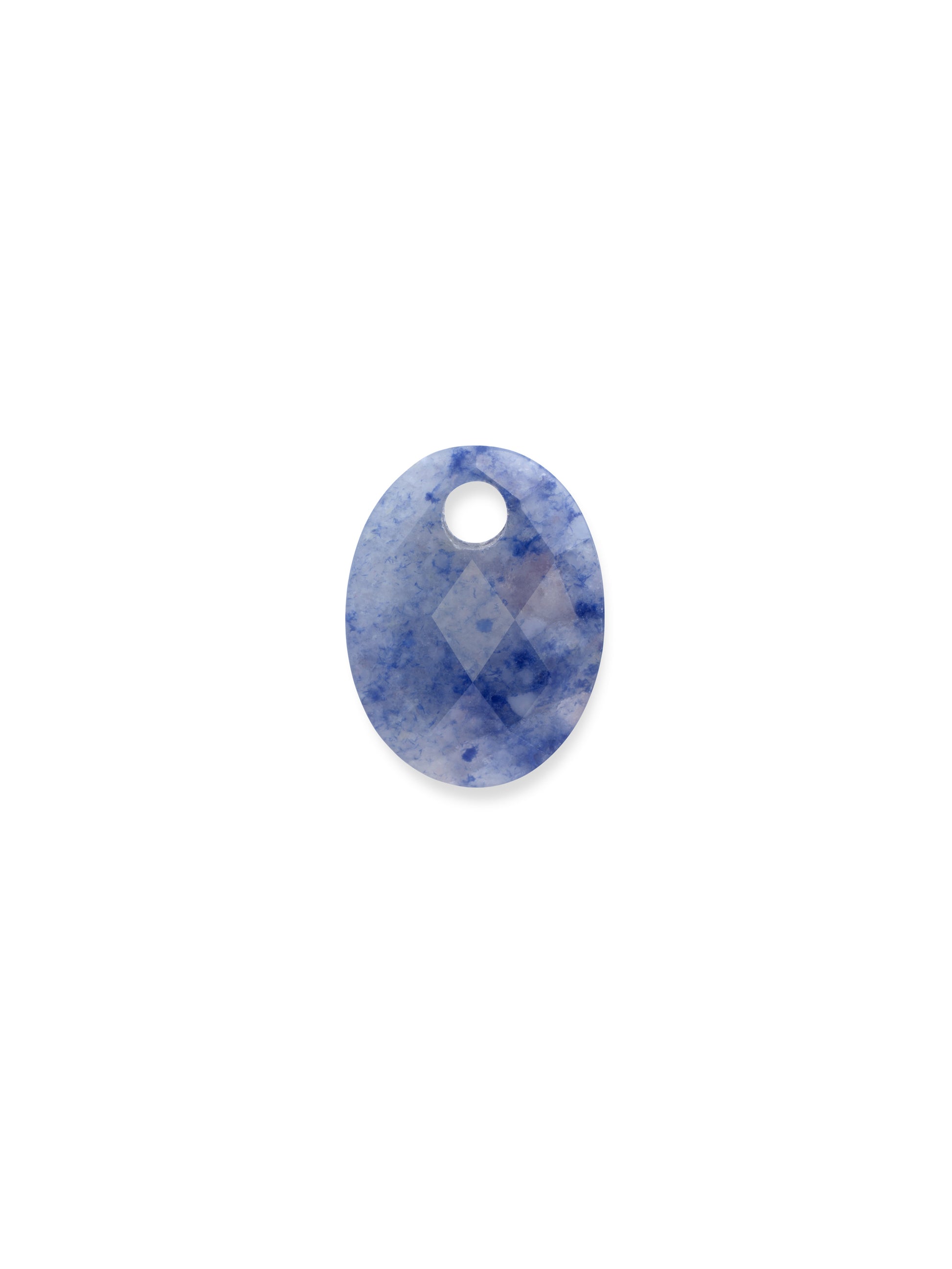 Pendant Edelsteen Medium Oval Blue Aventurine - Pendant Edelsteen Medium Oval Blue Aventurine