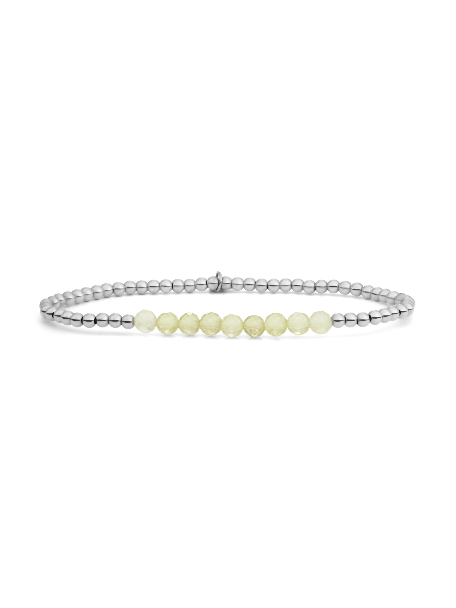 Universe Armband Lemon Quartz - Rhodium Plated