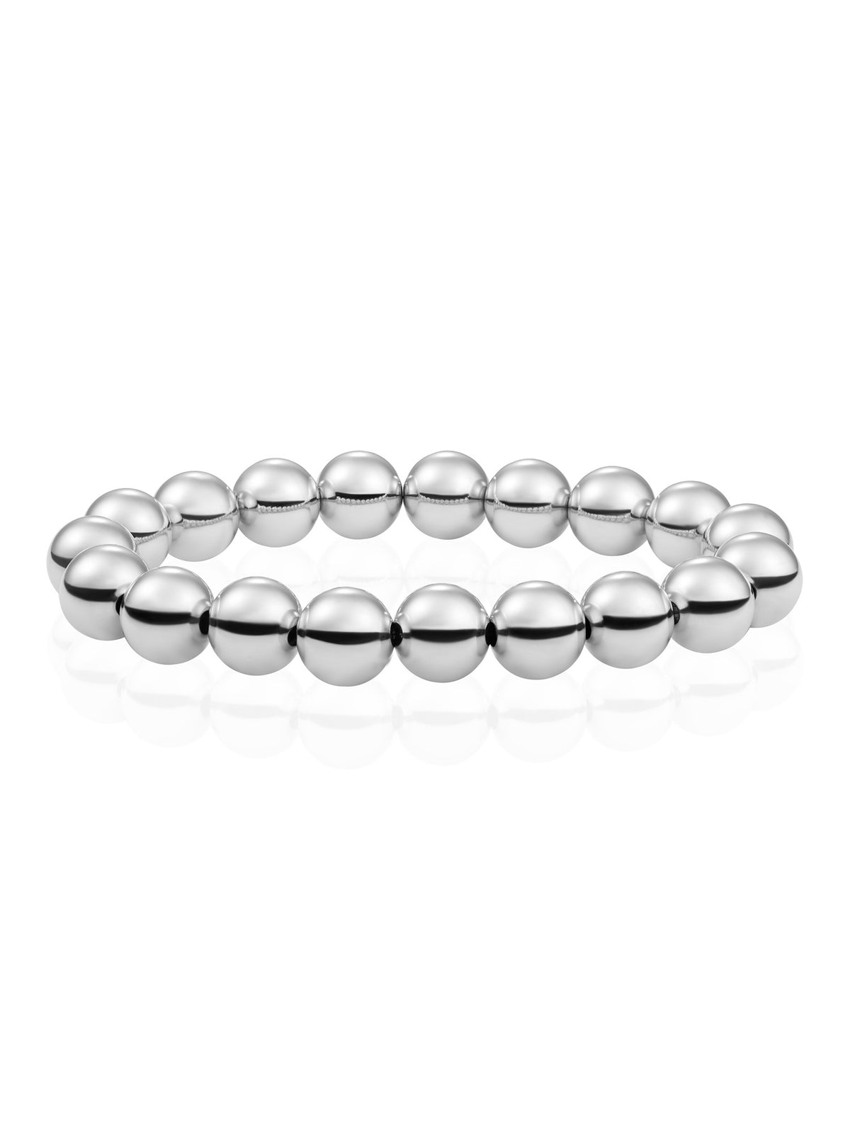 Saturn Armband 10mm - Rhodium Plated