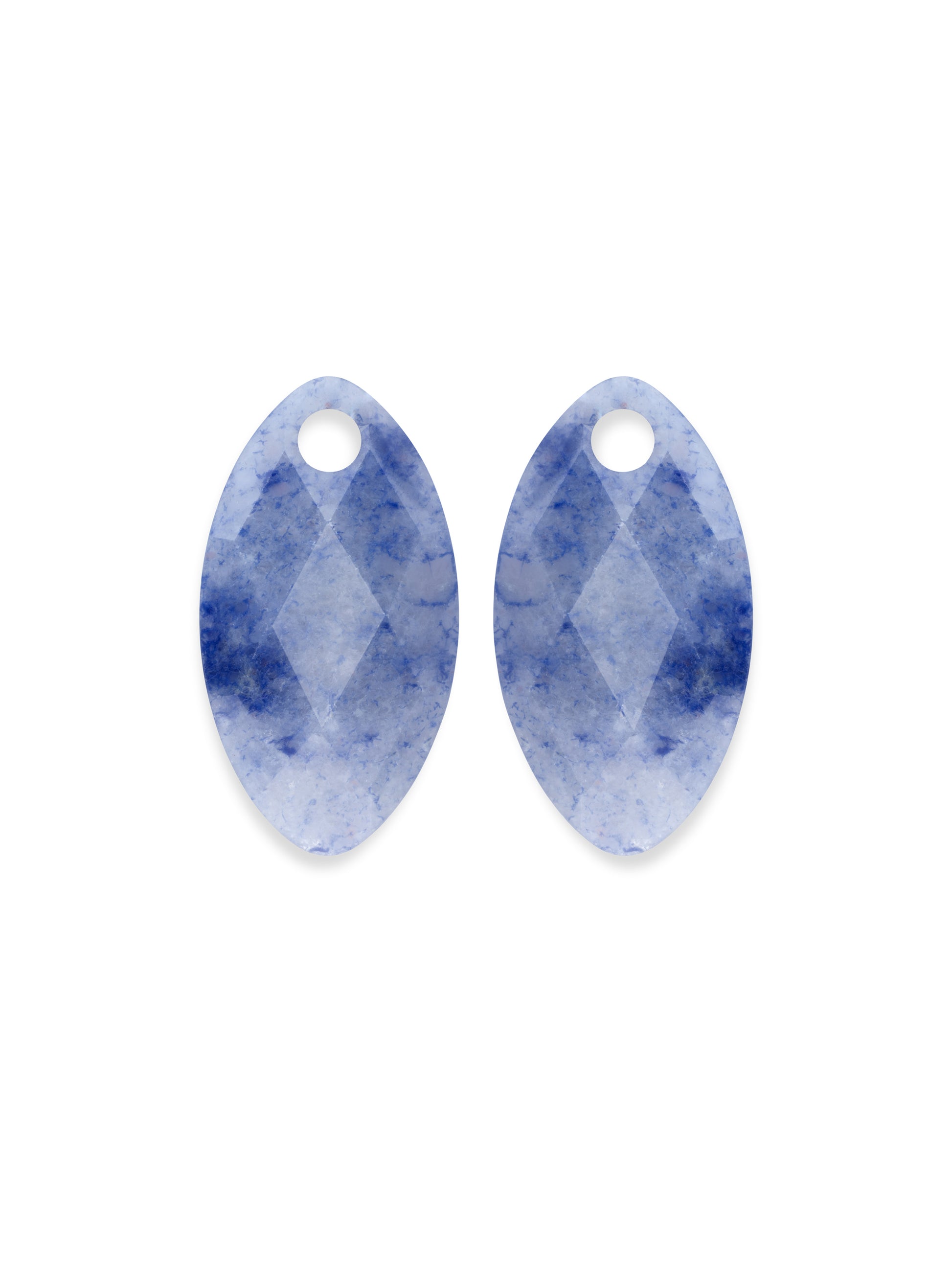 Oorbel Edelstenen Leaf Blue Aventurine - Oorbel Edelstenen Leaf Blue Aventurine