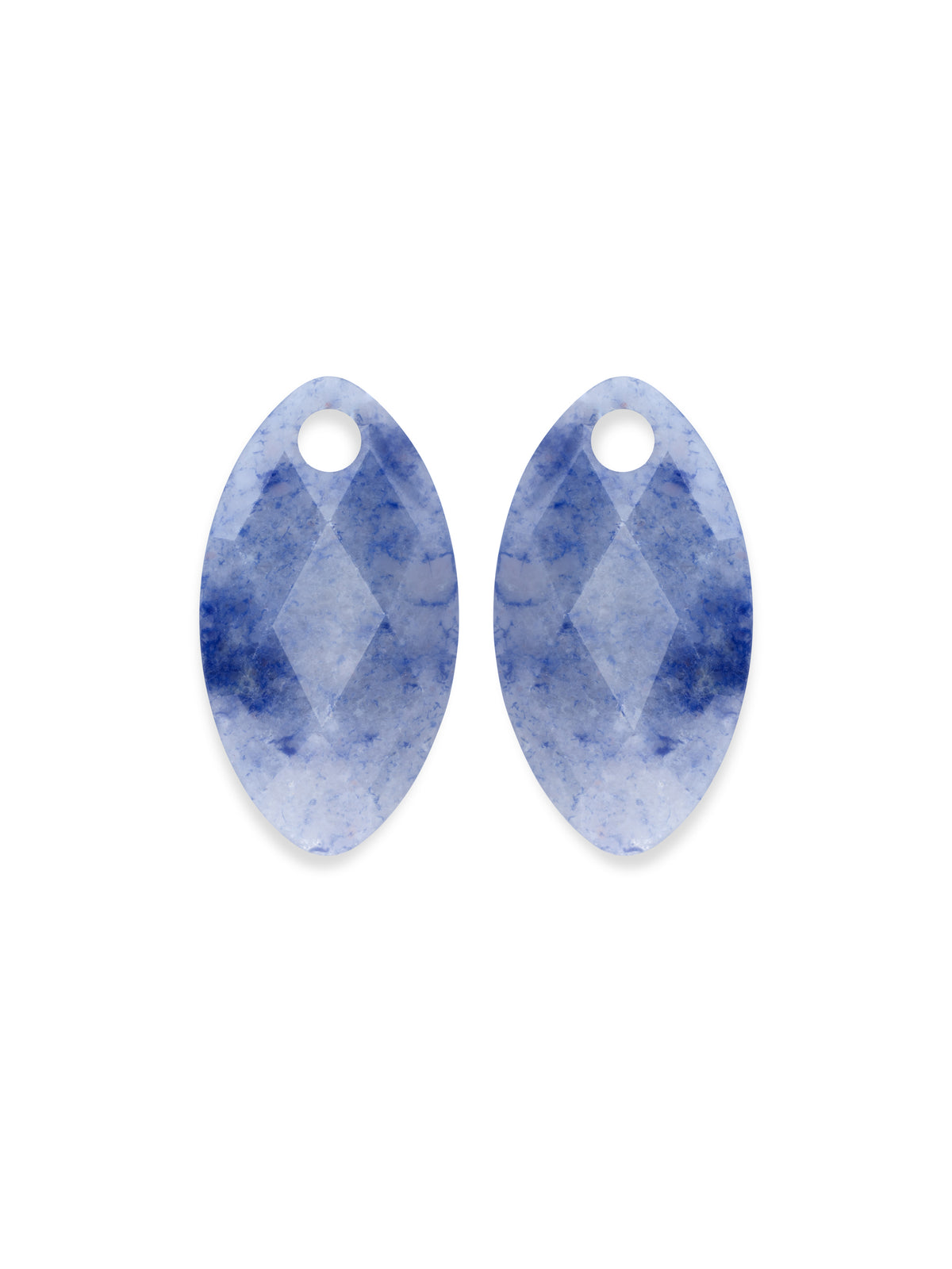 Oorbel Edelstenen Leaf Blue Aventurine