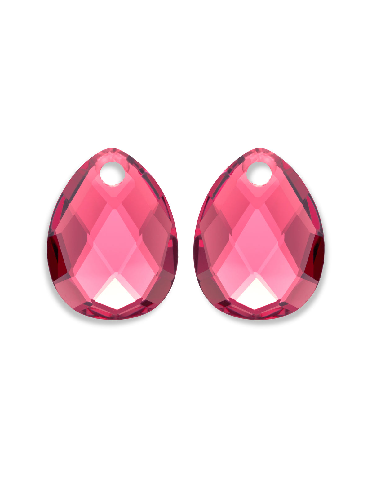 Oorbel Edelstenen Afterglow Fuchsia Quartz - Oorbel Edelstenen Afterglow Fuchsia Quartz