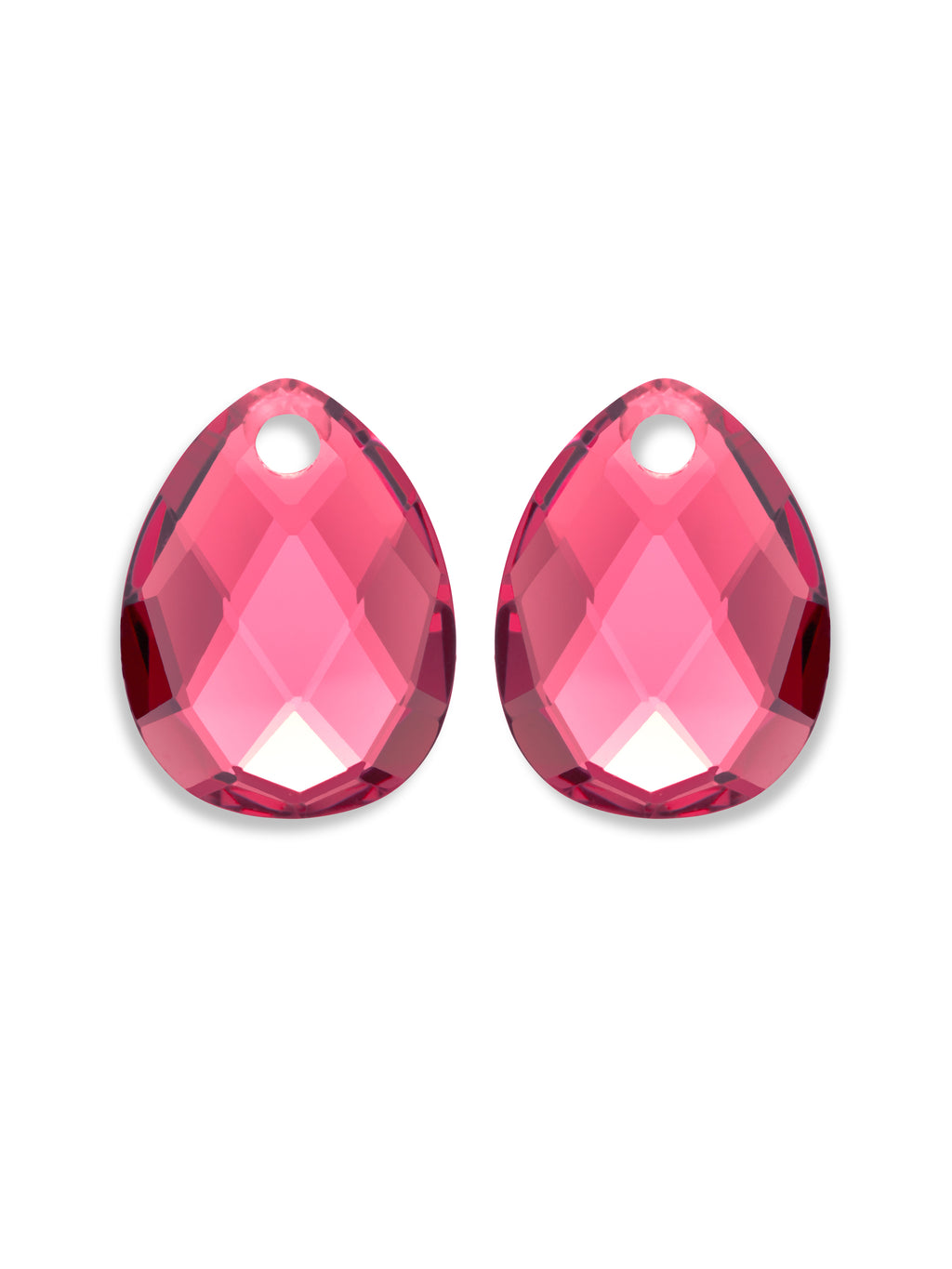 Oorbel Edelstenen Afterglow Fuchsia Quartz - Oorbel Edelstenen Afterglow Fuchsia Quartz