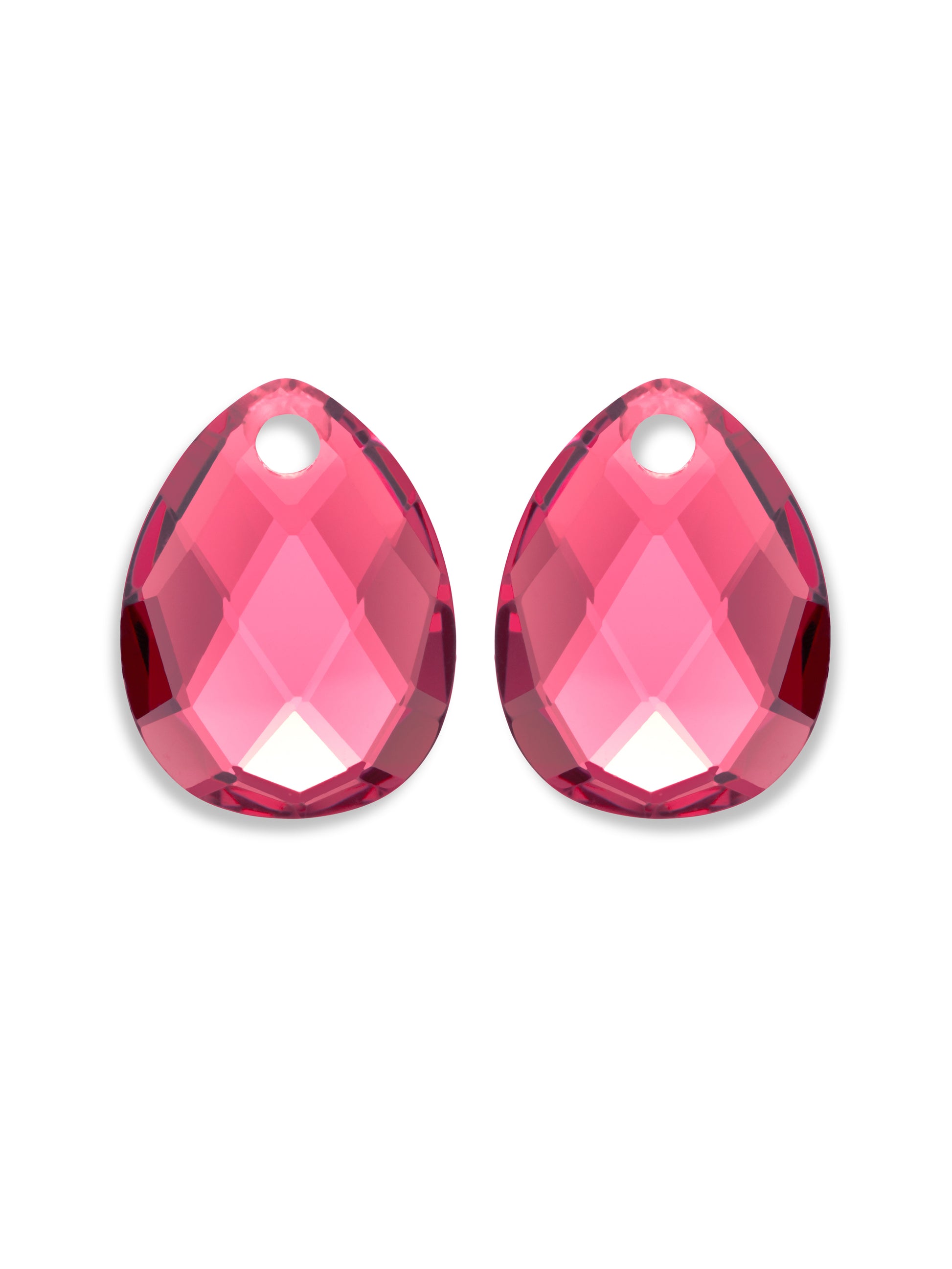 Oorbel Edelstenen Afterglow Fuchsia Quartz - Oorbel Edelstenen Afterglow Fuchsia Quartz