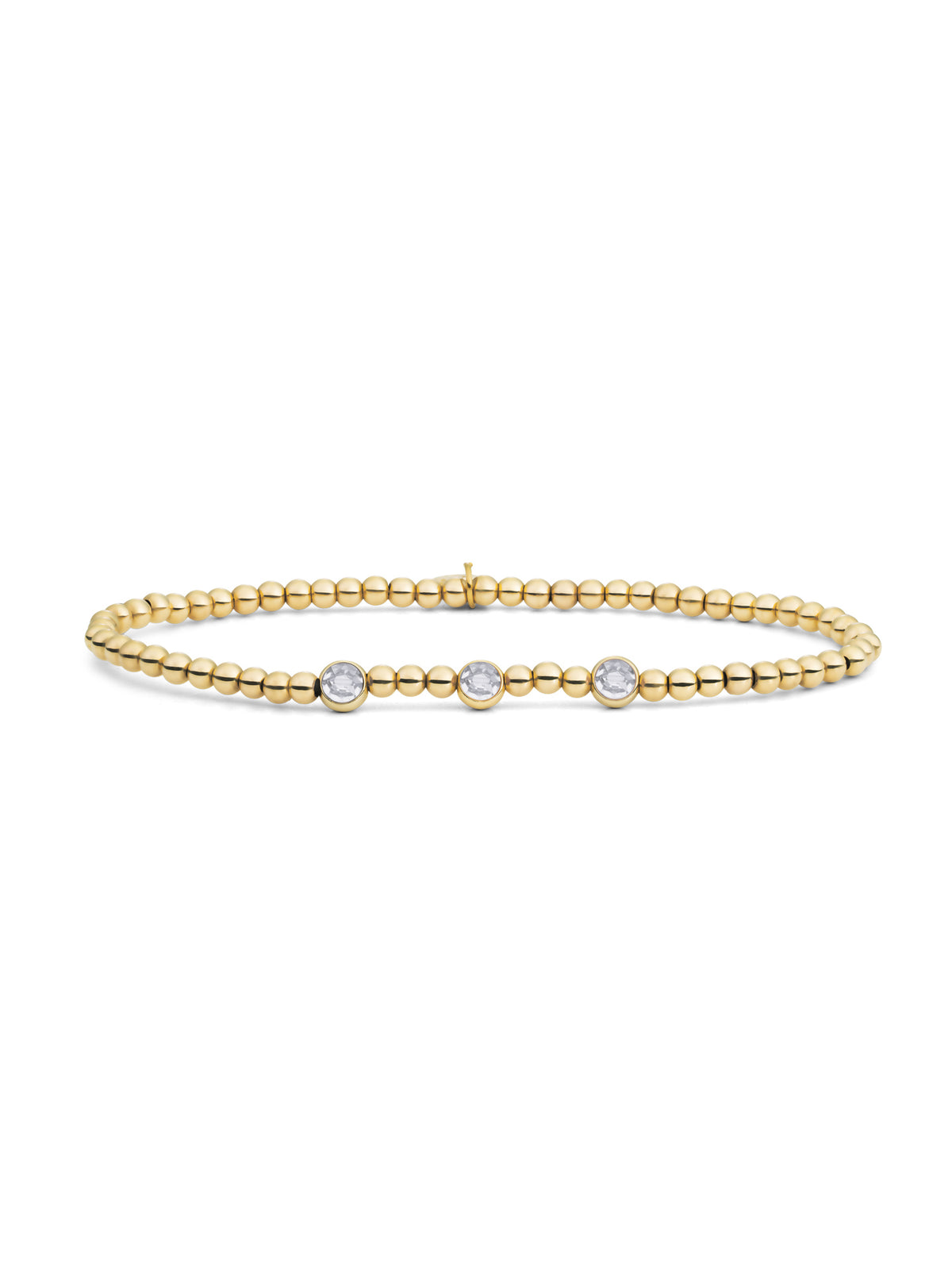 Zirconia Armband - Gold Plated