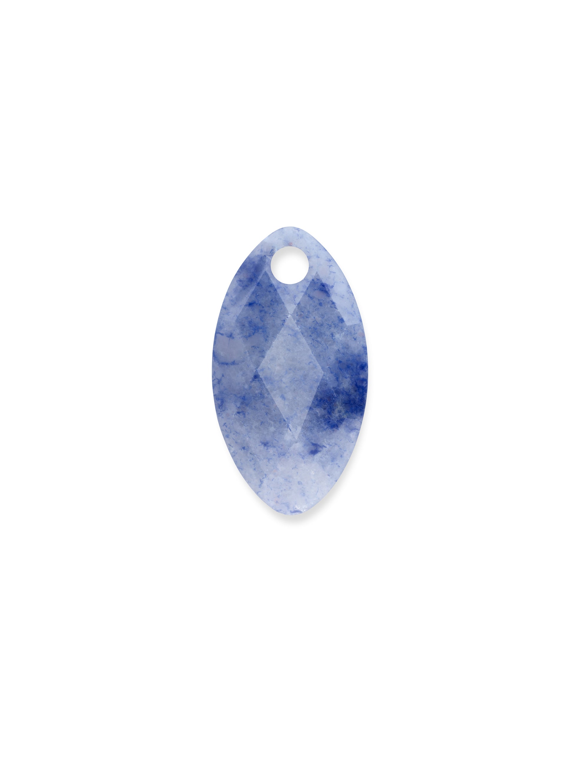 Pendant Edelsteen Leaf Blue Aventurine - Pendant Edelsteen Leaf Blue Aventurine