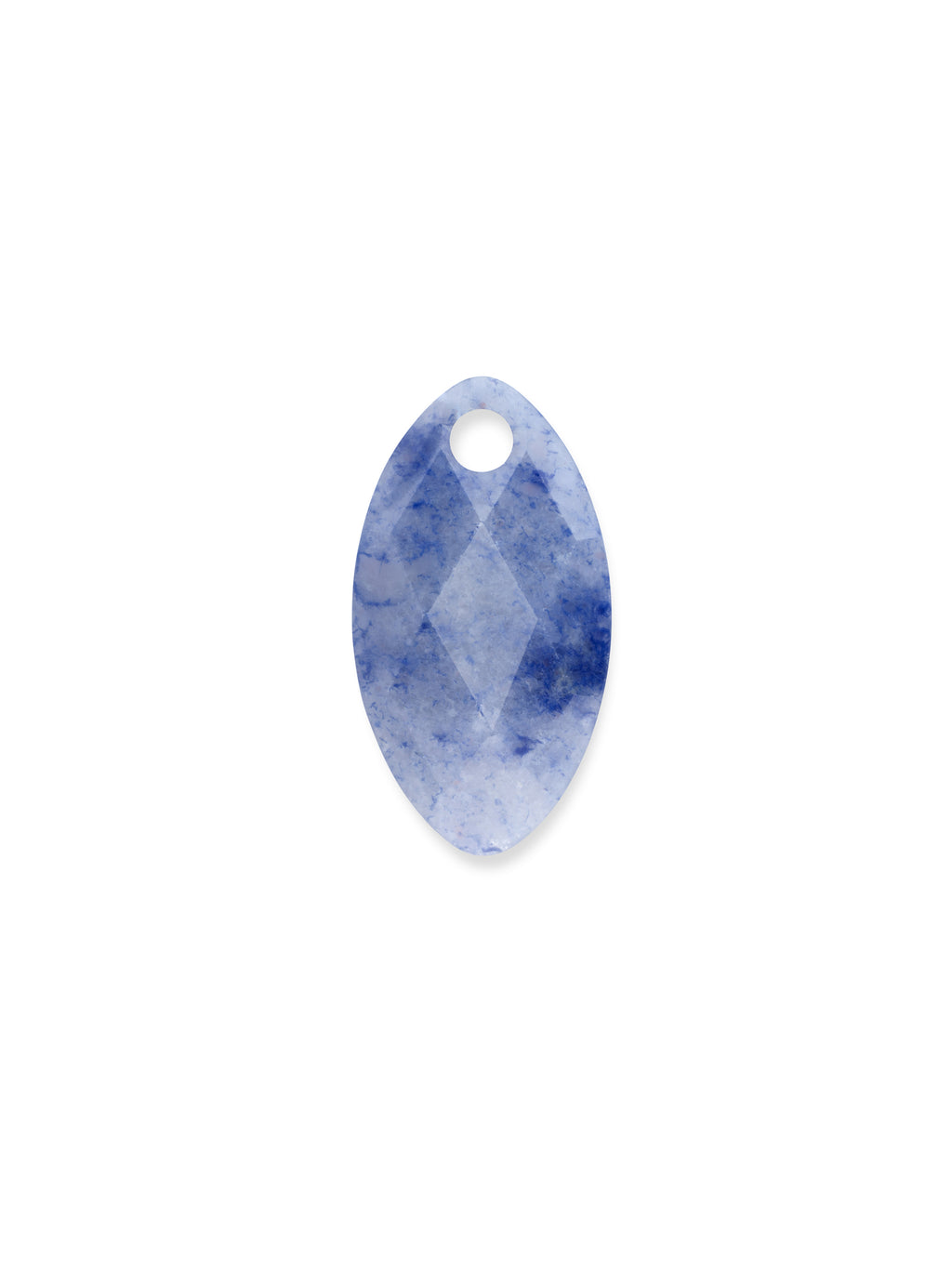 Pendant Edelsteen Leaf Blue Aventurine - Pendant Edelsteen Leaf Blue Aventurine