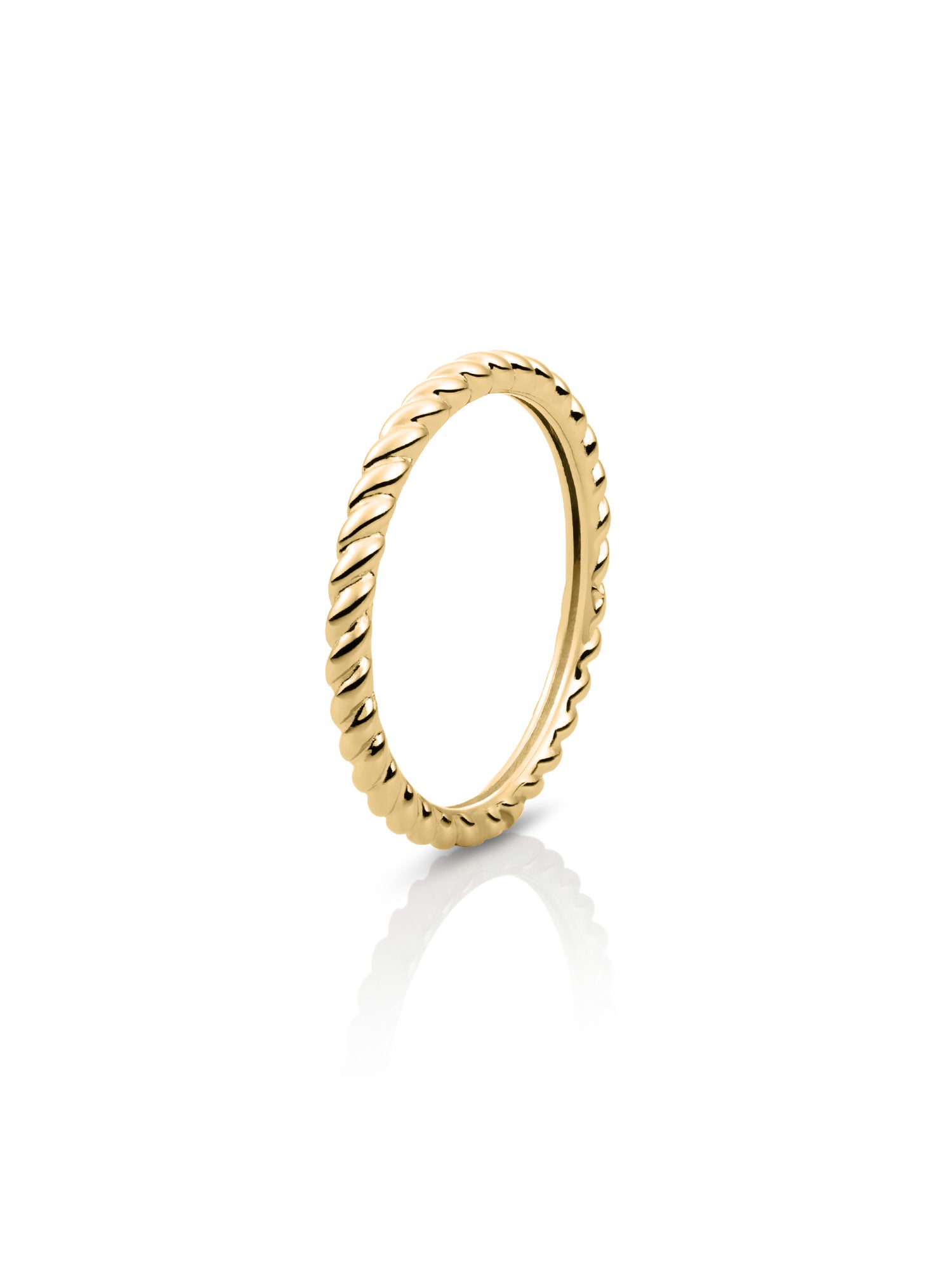 Twist Ring Additional 9K Goud - 50