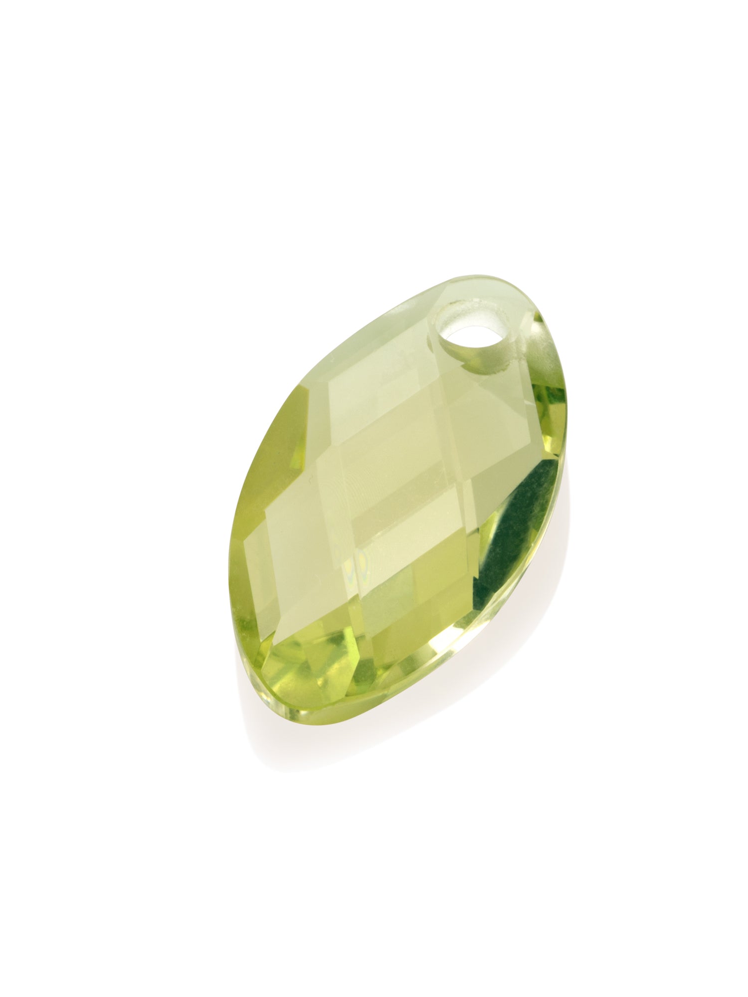 Pendant Edelsteen Leaf Lemon Quartz - Pendant Edelsteen Leaf Lemon Quartz