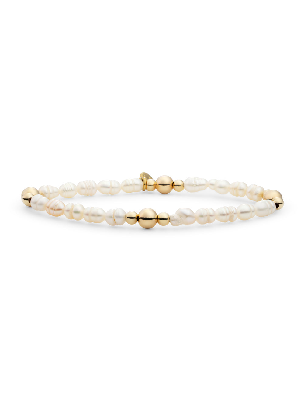 Bold Mix Armband Pearl - Gold Plated