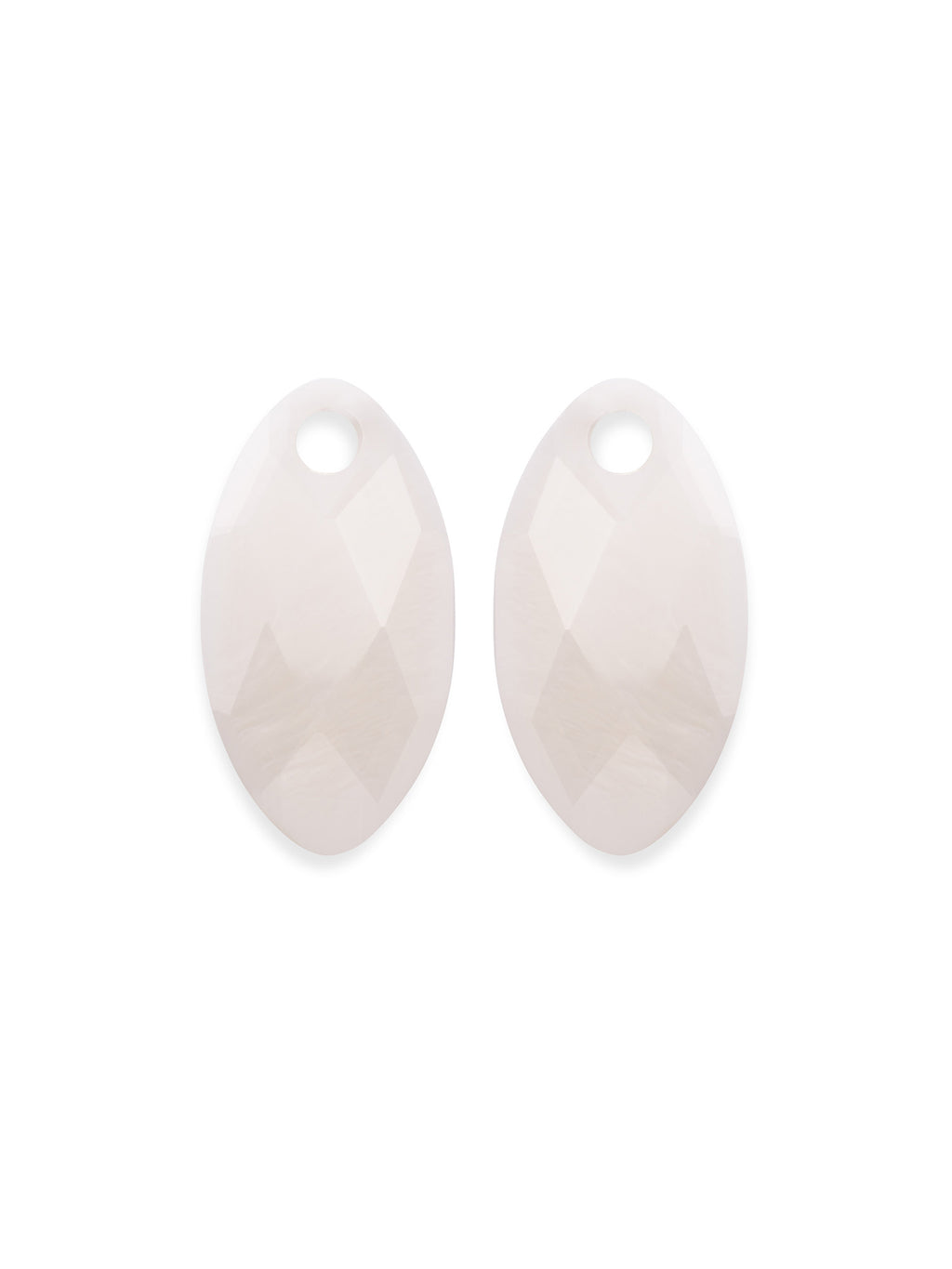 Oorbel Edelstenen Leaf Mother of Pearl - Oorbel Edelstenen Leaf Mother of Pearl