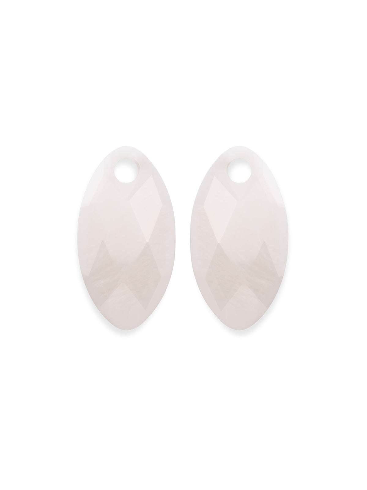 Oorbel Edelstenen Leaf Mother of Pearl