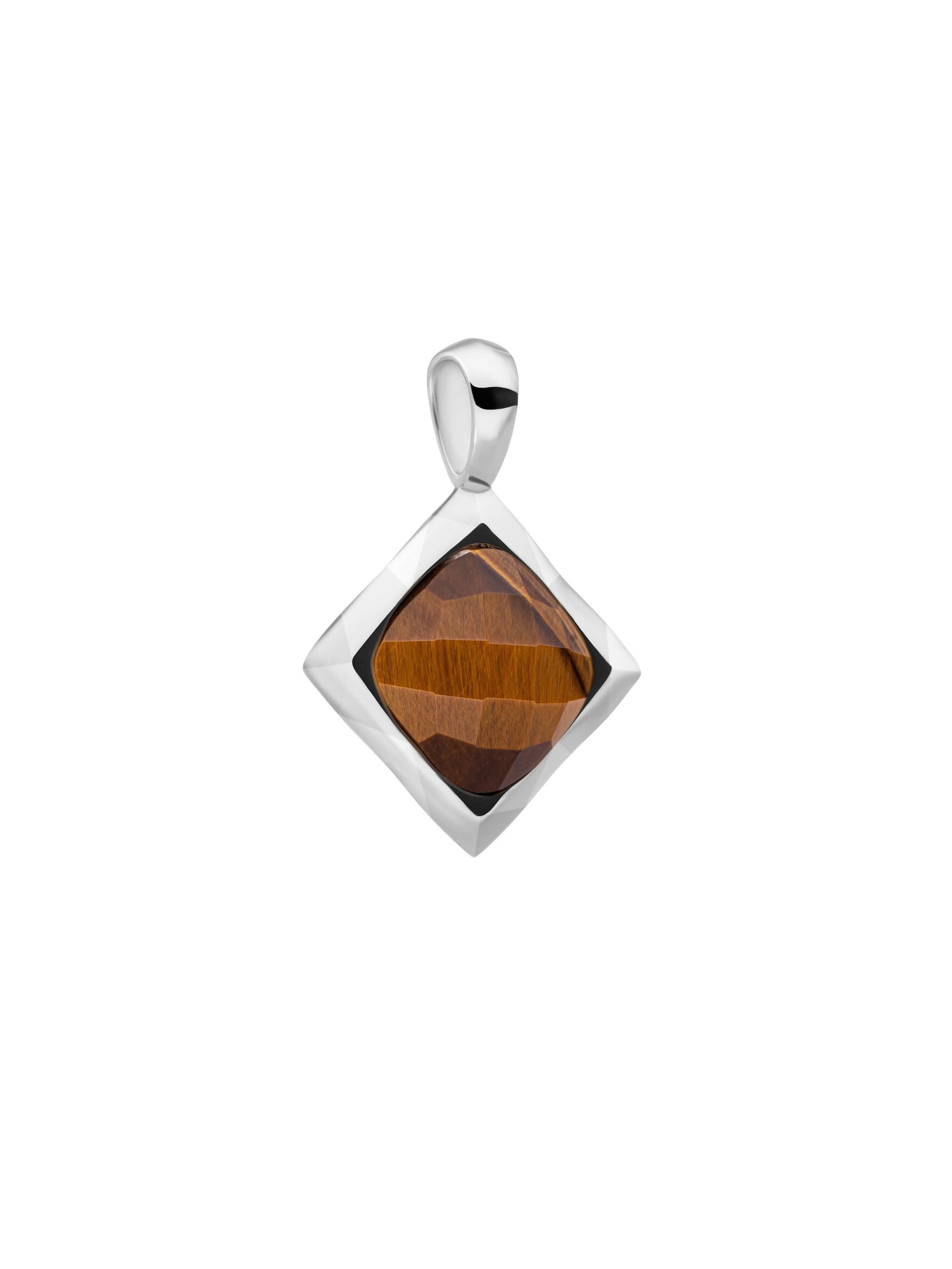 Cushion Cut Pendant Tiger Eye