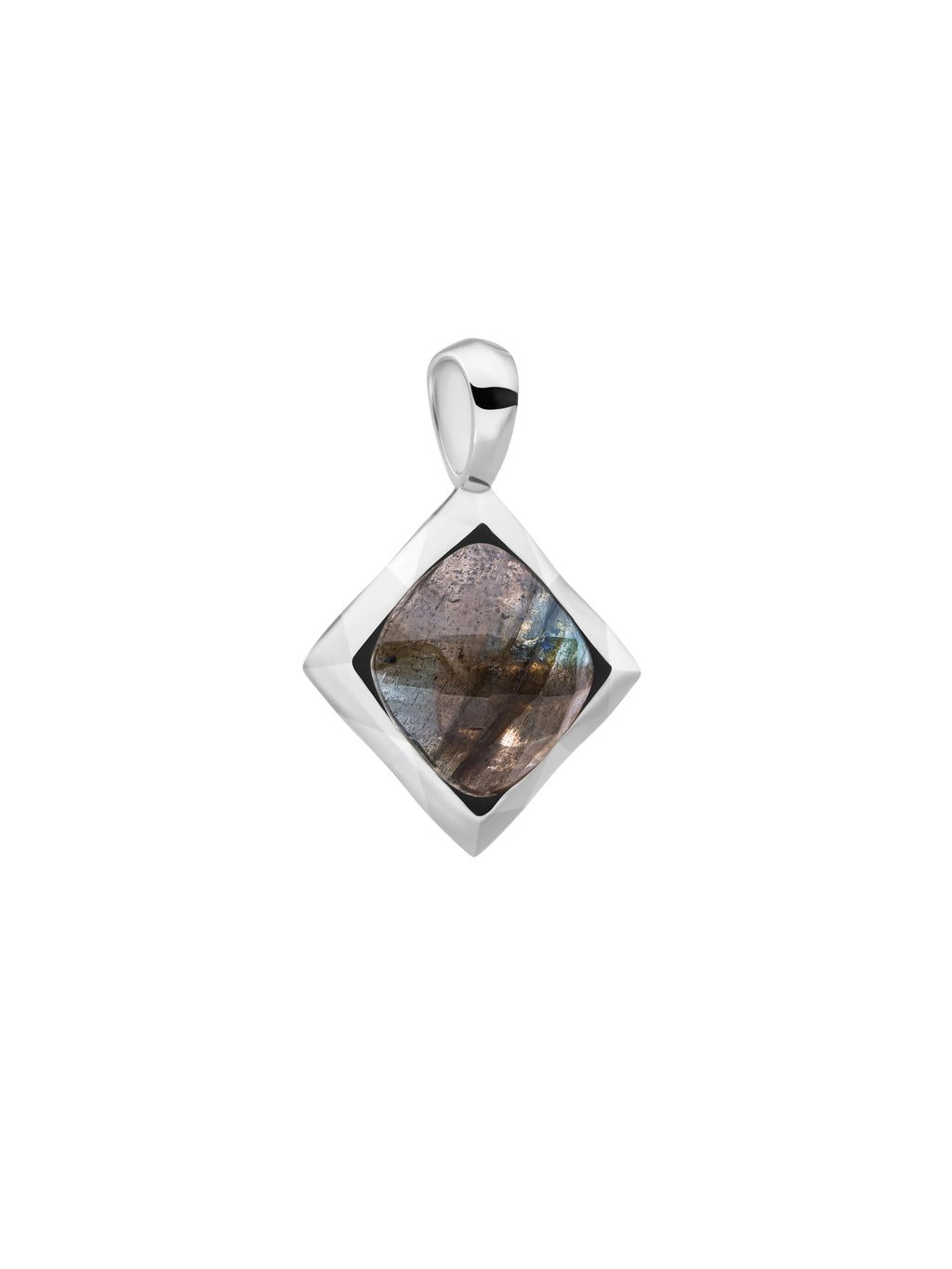 Cushion Cut Pendant Labradorite