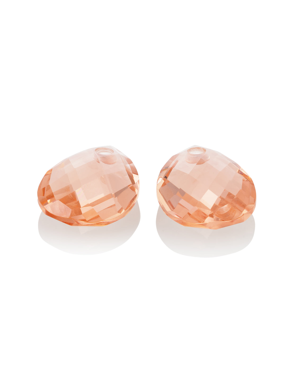 Oorbel Edelstenen Afterglow Champagne Quartz - Oorbel Edelstenen Afterglow Champagne Quartz