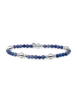 Bold Mix Armband Sodalite - Rhodium Plated