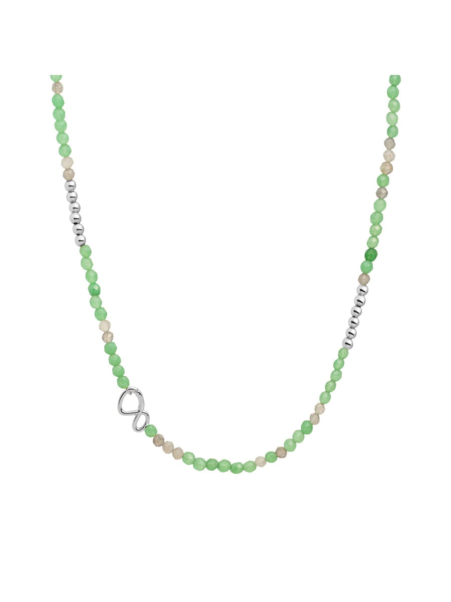 Link Ketting Green Aventurine | Labradorite