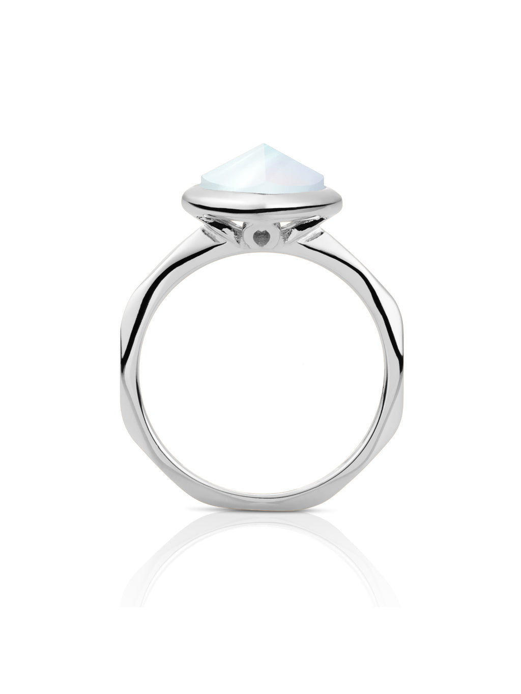 Edge Ring Opalite Zilver
