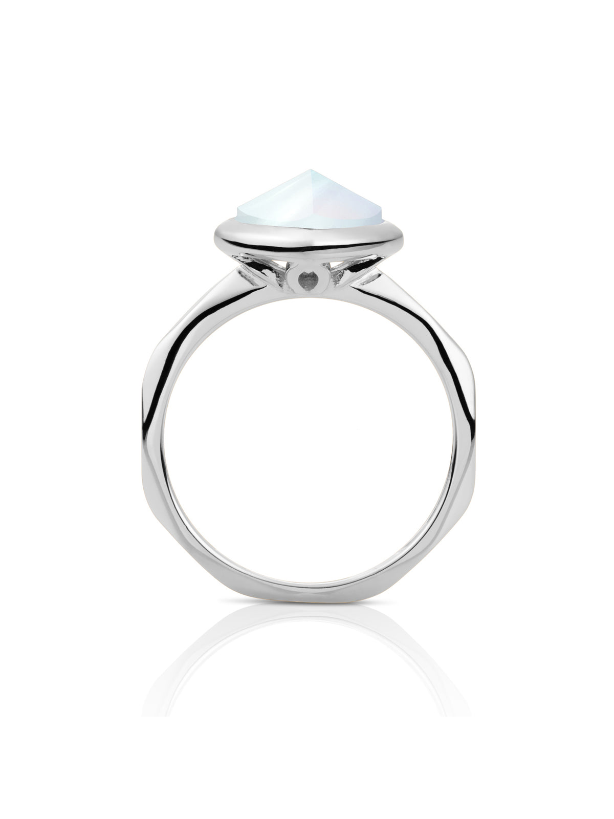 Edge Ring Opalite Zilver