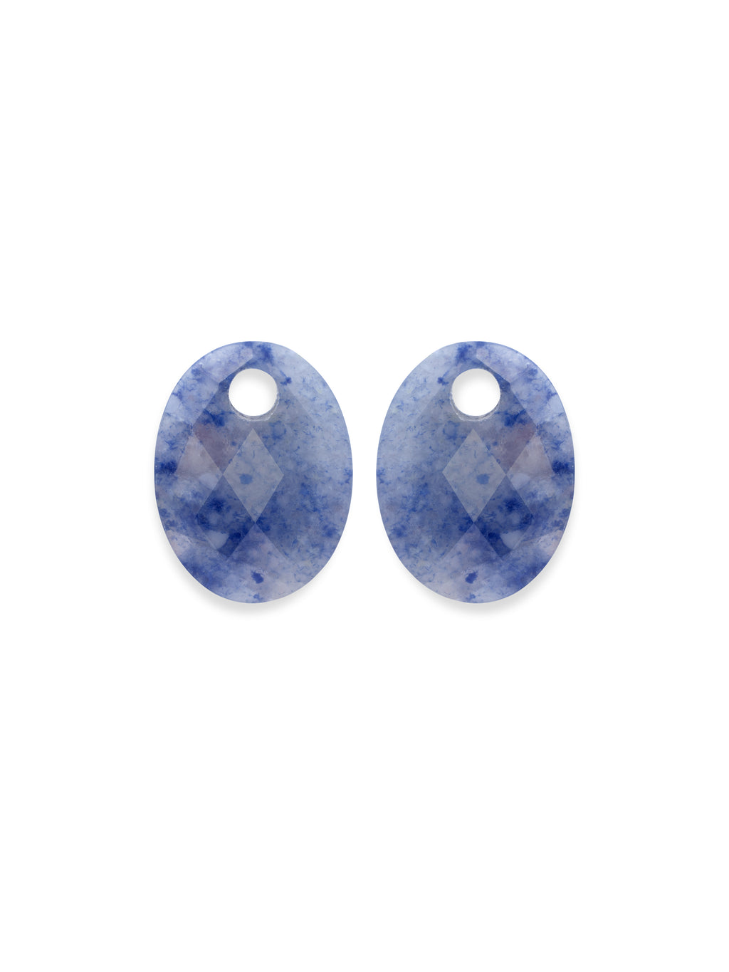 Oorbel Edelstenen Medium Oval Blue Aventurine - Oorbel Edelstenen Medium Oval Blue Aventurine