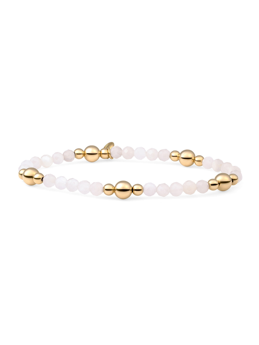 Bold Mix Armband Moonstone - 0.00 / 0.00 / Rhodium Plated