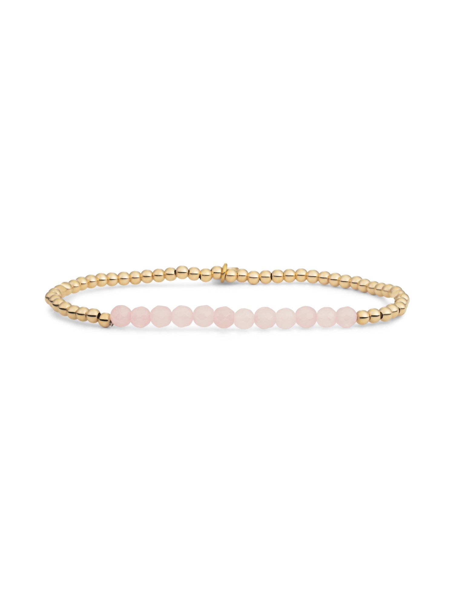 Universe Armband Rose Quartz - Gold Plated