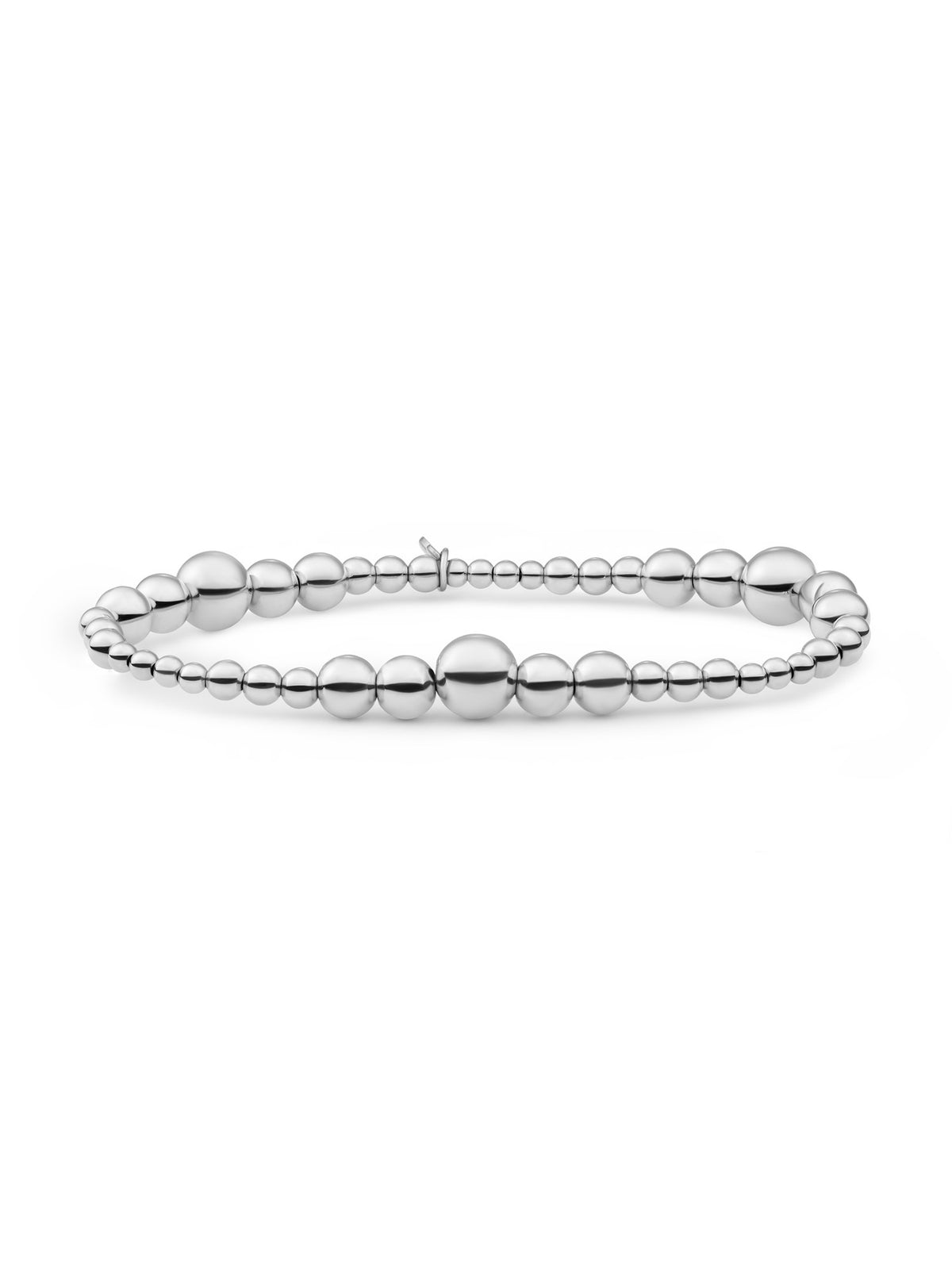Wave Mix Armband - Rhodium Plated