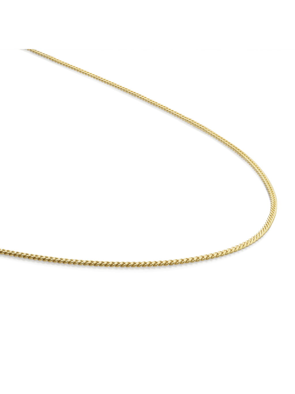 Curb Chain Ketting - Gold Plated / 50cm