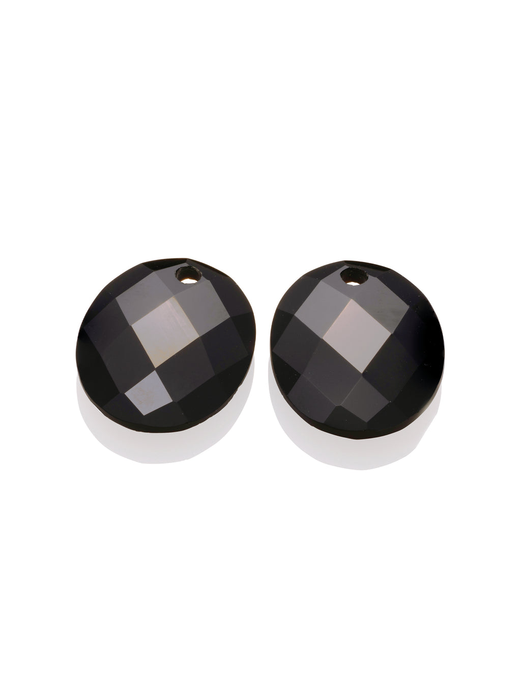 Oorbel Edelstenen Large Oval Onyx - Oorbel Edelstenen Large Oval Onyx