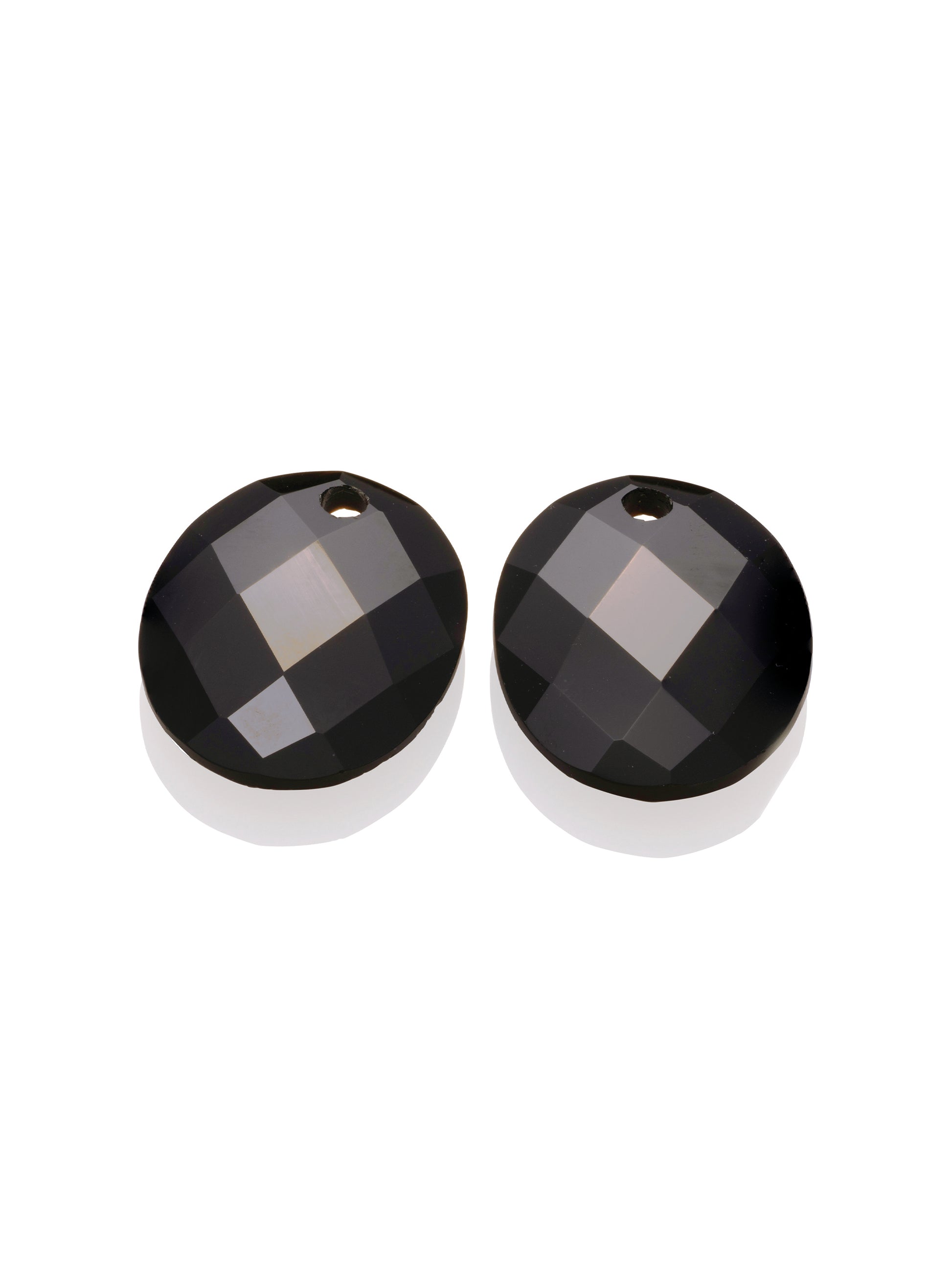 Oorbel Edelstenen Large Oval Onyx - Oorbel Edelstenen Large Oval Onyx
