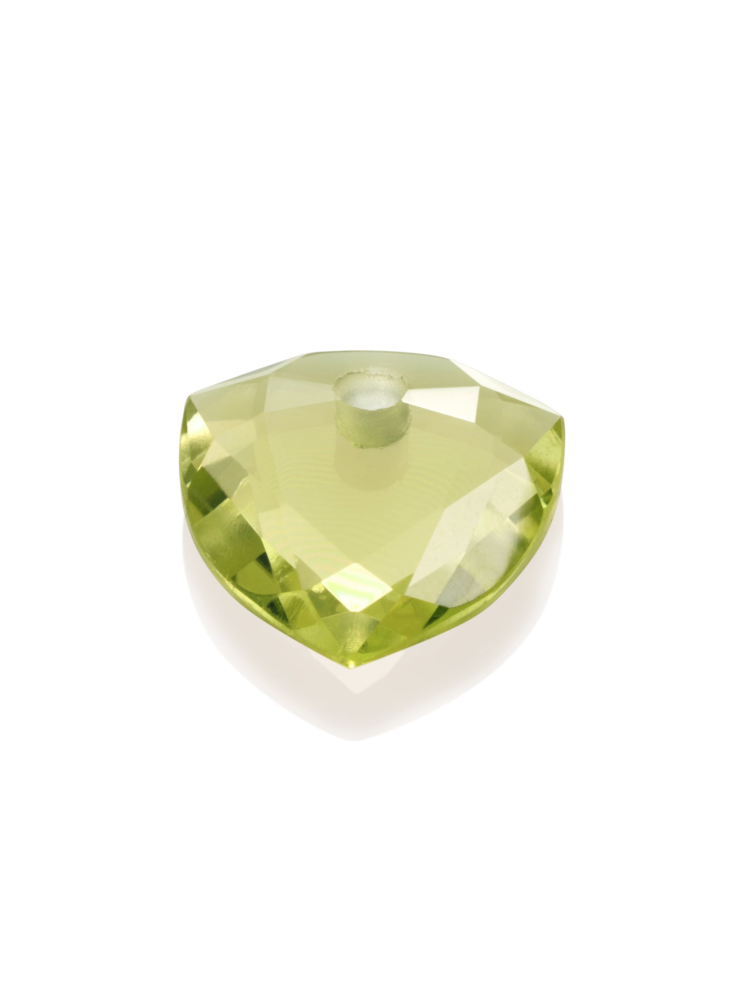 Pendant Edelsteen Trillion Cut Lemon Quartz - Pendant Edelsteen Trillion Cut Lemon Quartz