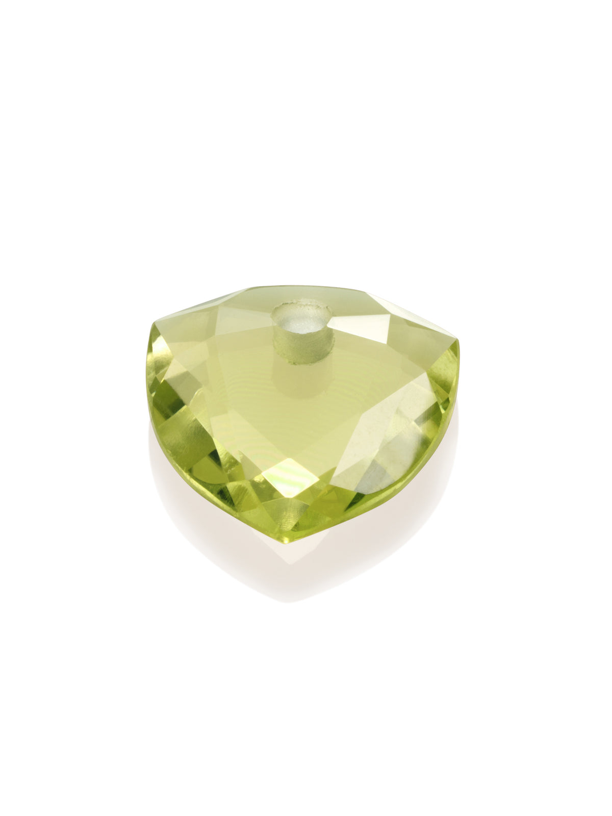 Pendant Edelsteen Trillion Cut Lemon Quartz - Pendant Edelsteen Trillion Cut Lemon Quartz