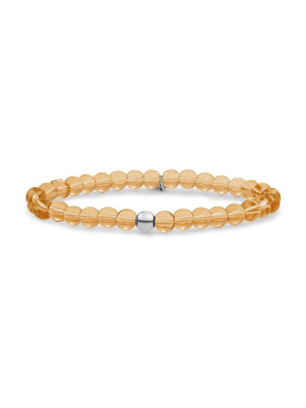 Saturn Armband Large Light Citrine Quartz - 0.00 / 0.00 / Gold Plated
